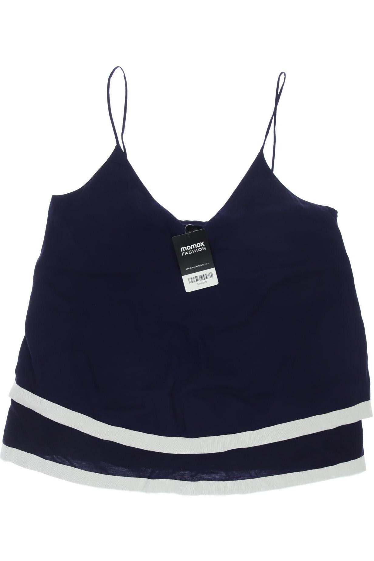 

Massimo Dutti Damen Top, marineblau, Gr. 38