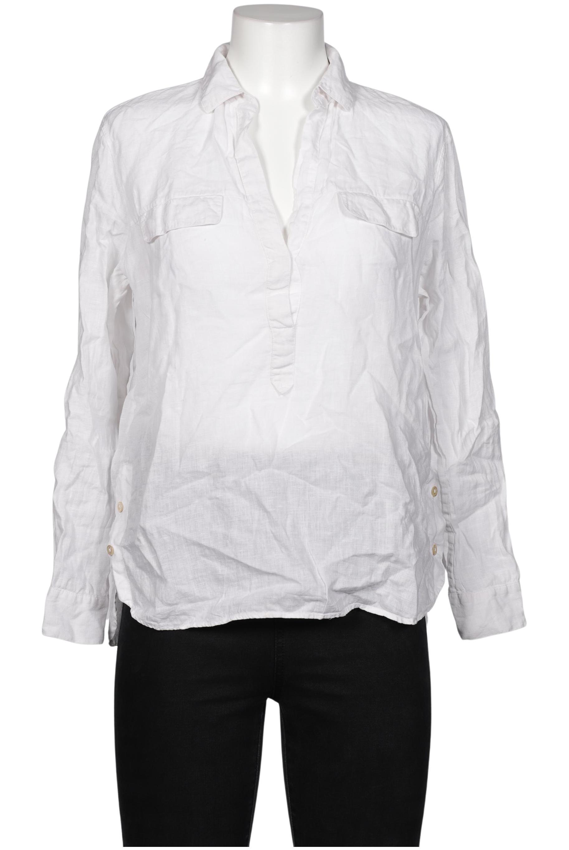 

Massimo Dutti Damen Bluse, weiß, Gr. 40