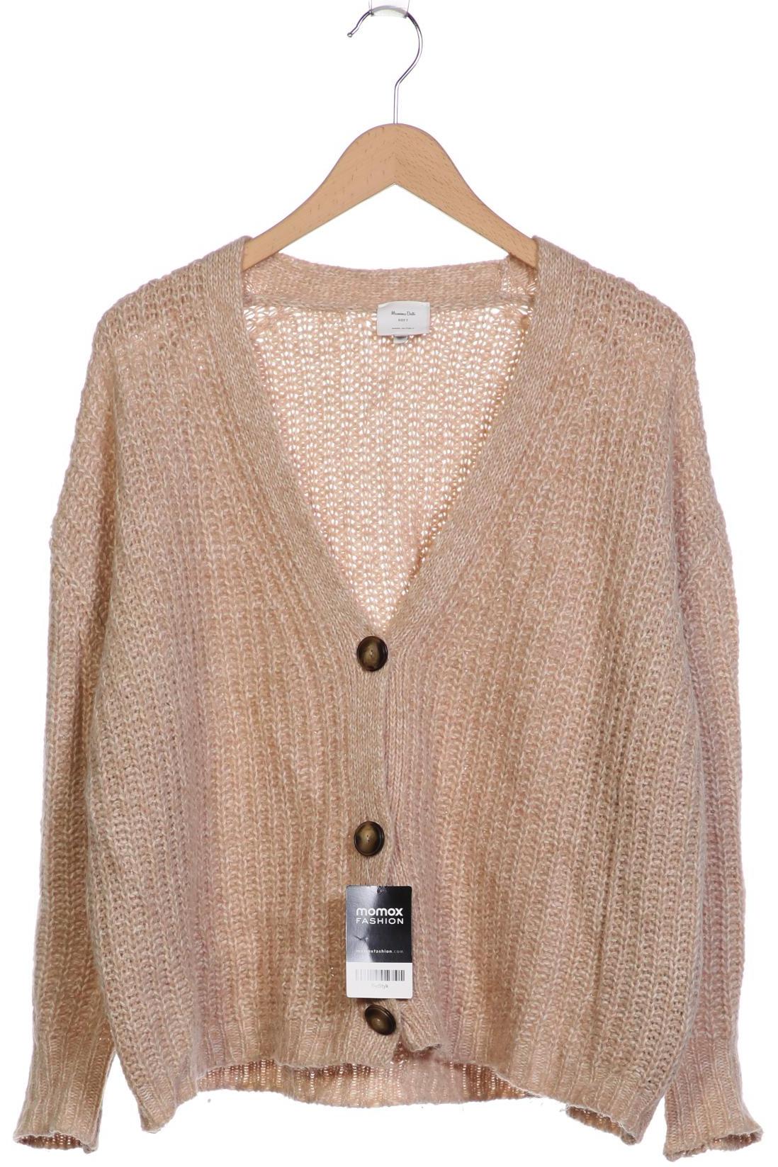 

Massimo Dutti Damen Strickjacke, beige, Gr. 34