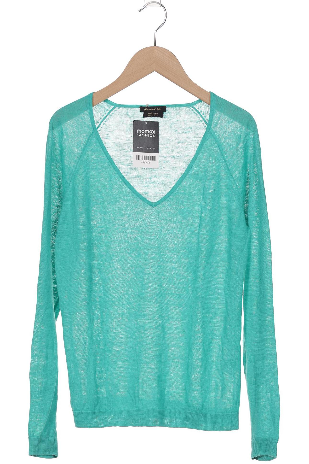 

Massimo Dutti Damen Pullover, türkis, Gr. 38