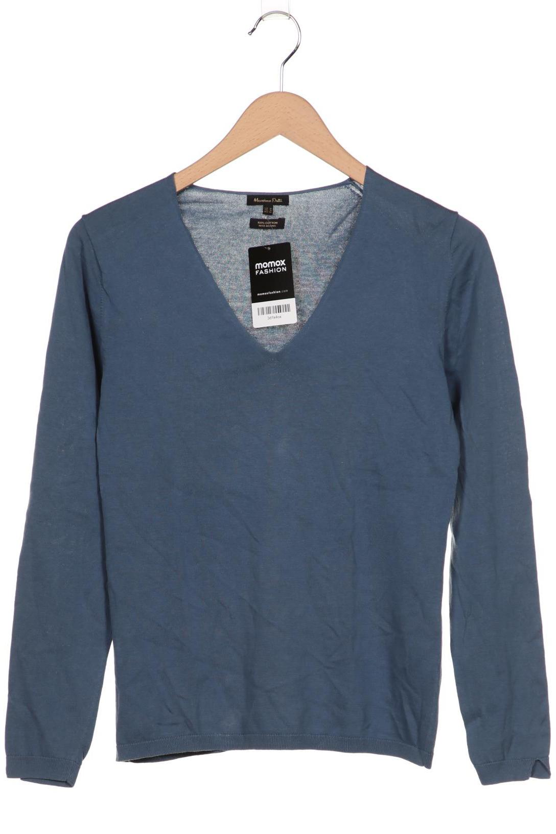 

Massimo Dutti Damen Pullover, blau, Gr. 38
