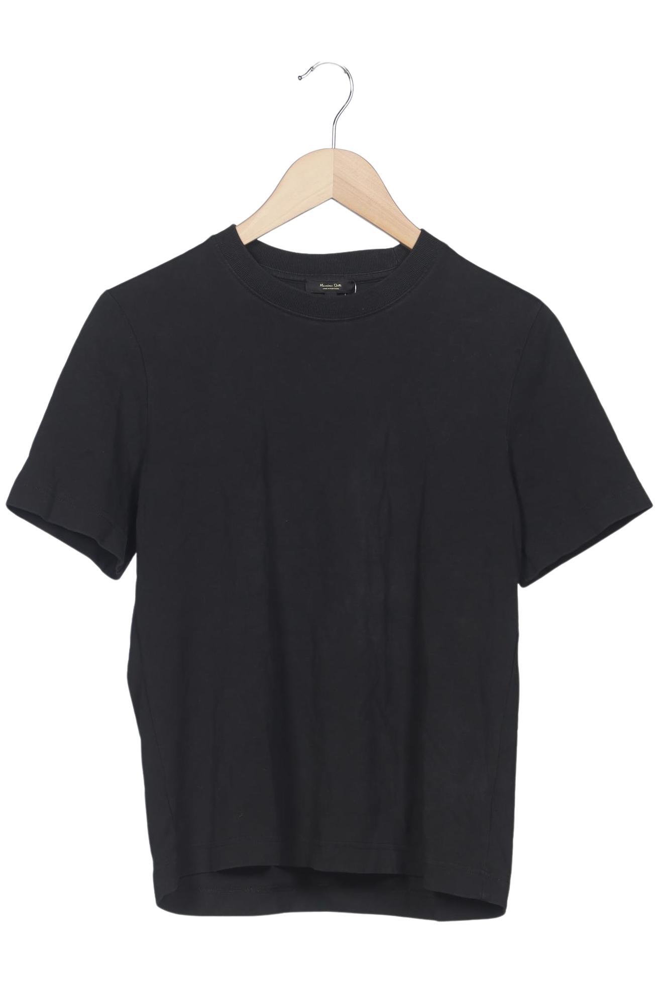 

Massimo Dutti Damen T-Shirt, schwarz, Gr. 38