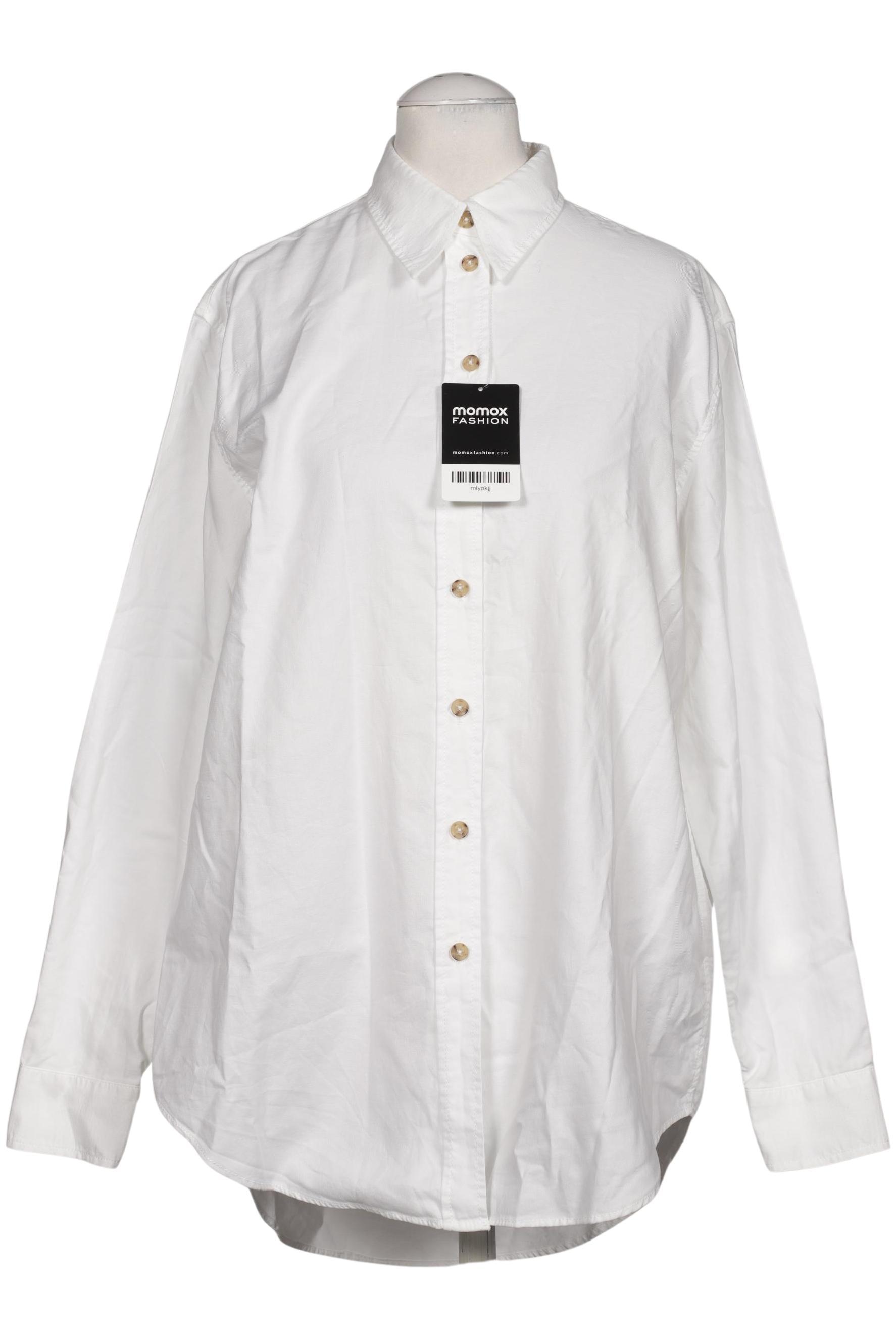 

Massimo Dutti Damen Bluse, weiß, Gr. 36