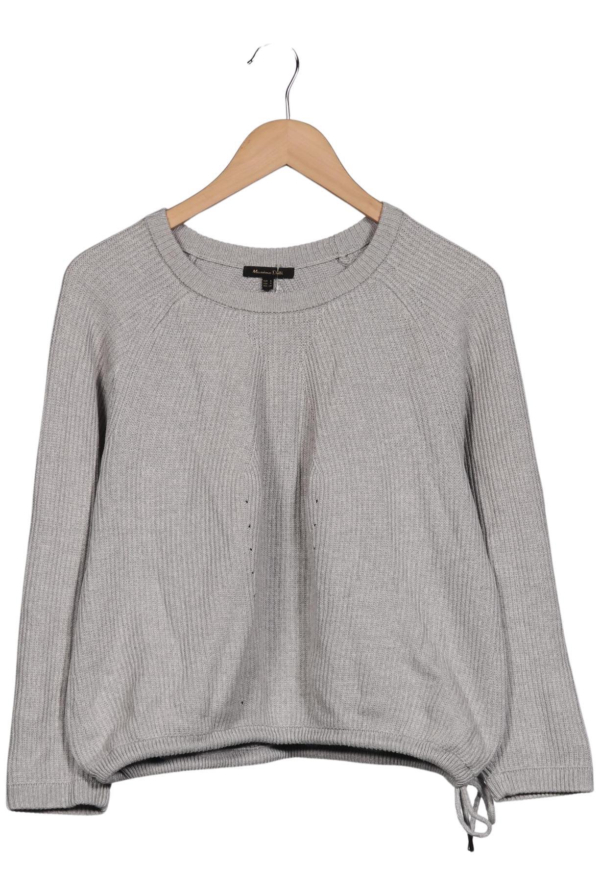 

Massimo Dutti Damen Pullover, grau, Gr. 36