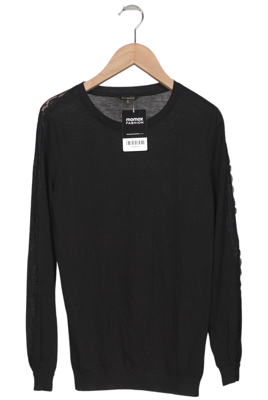 

Massimo Dutti Damen Langarmshirt, schwarz, Gr. 36