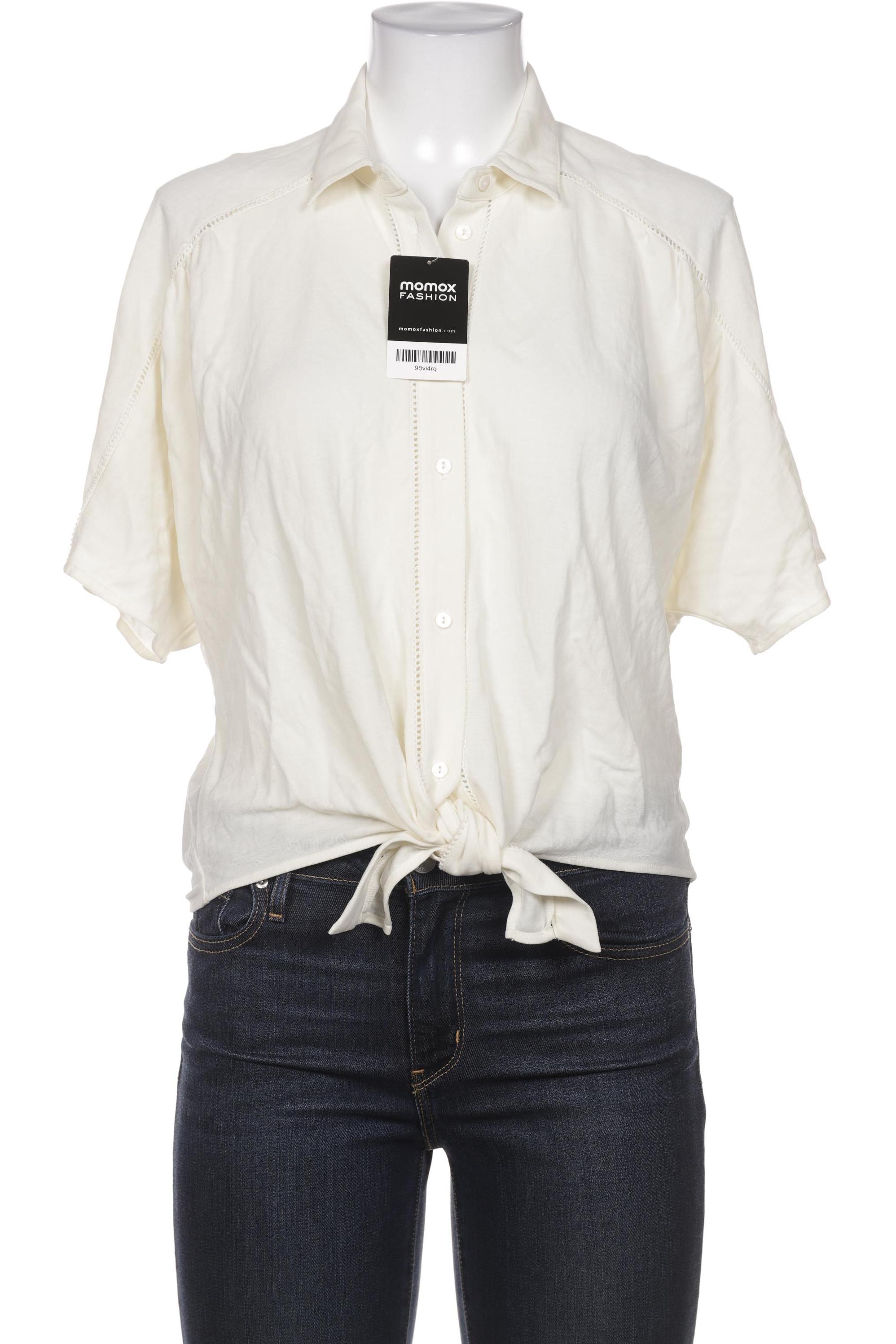 

Massimo Dutti Damen Bluse, cremeweiß, Gr. 38