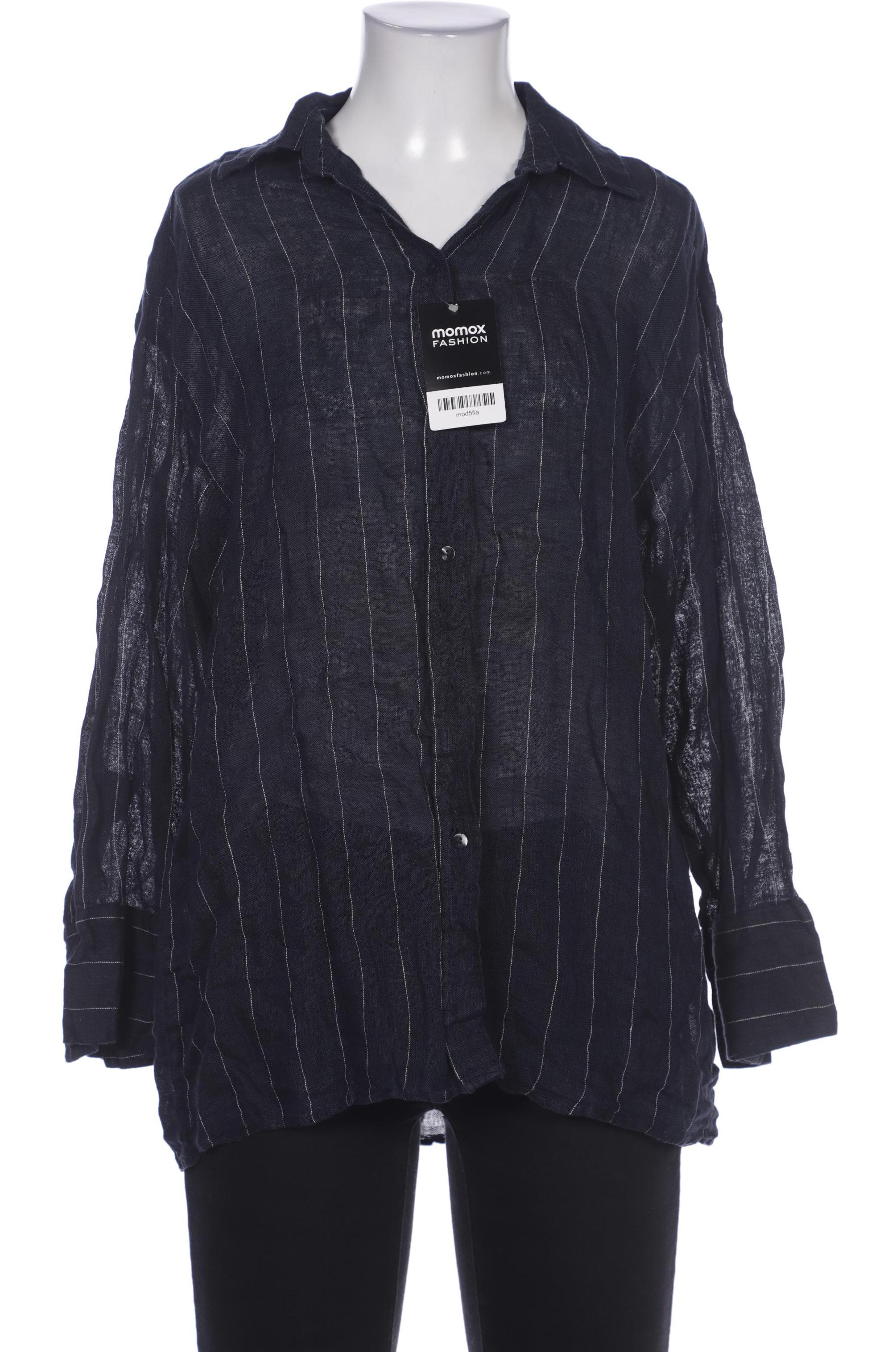 

Massimo Dutti Damen Bluse, marineblau, Gr. 34