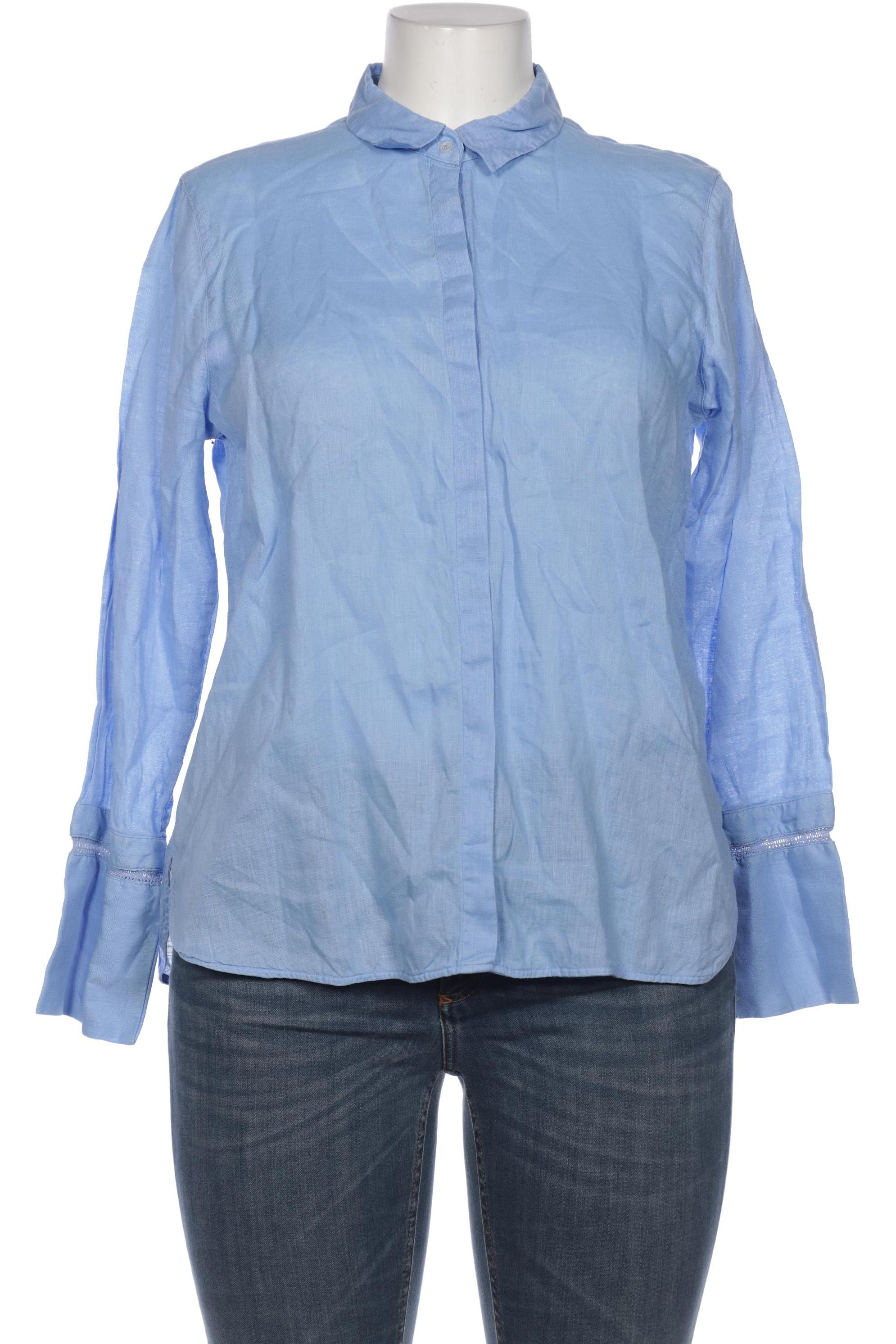 

Massimo Dutti Damen Bluse, blau, Gr. 44