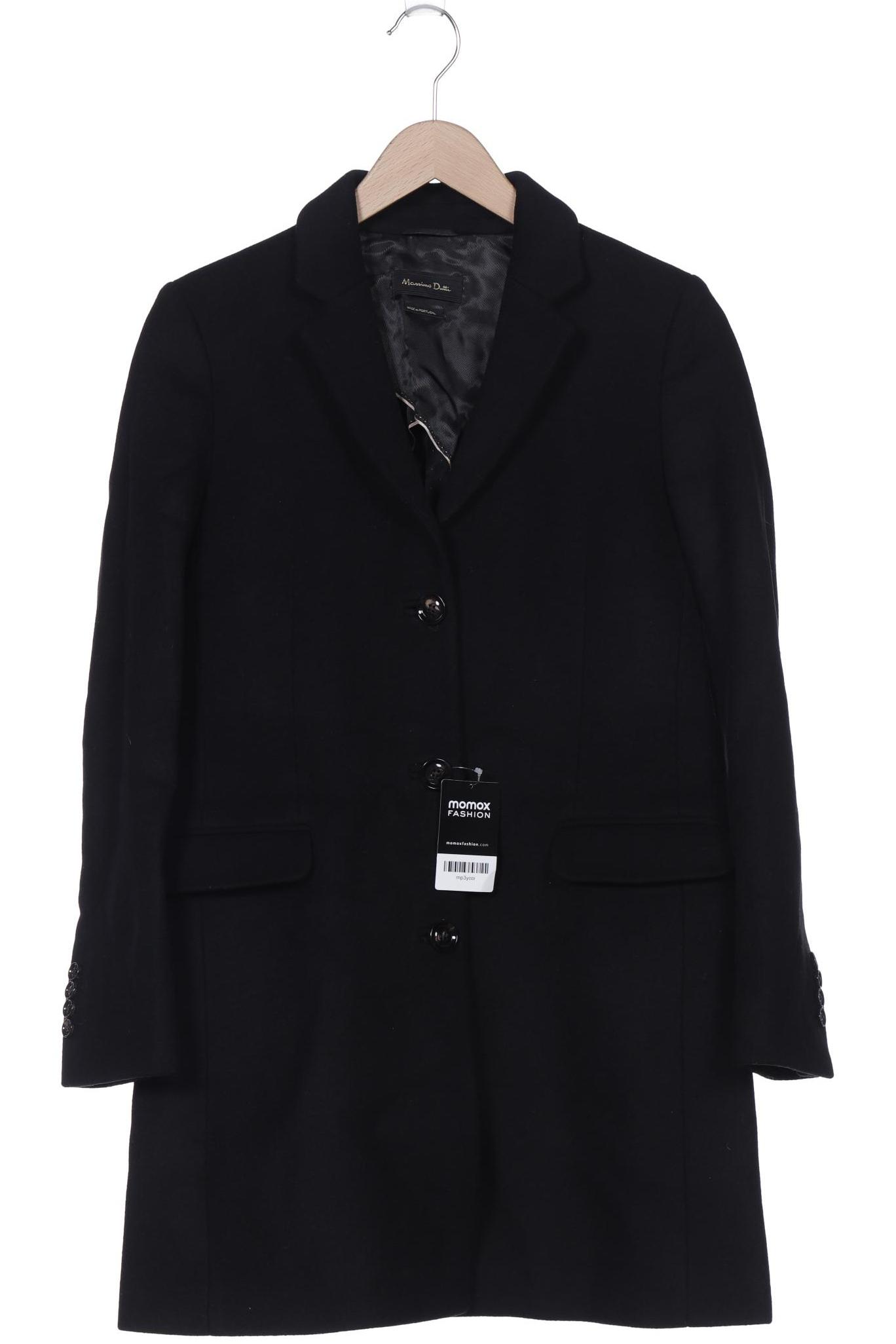 

Massimo Dutti Damen Mantel, schwarz, Gr. 38