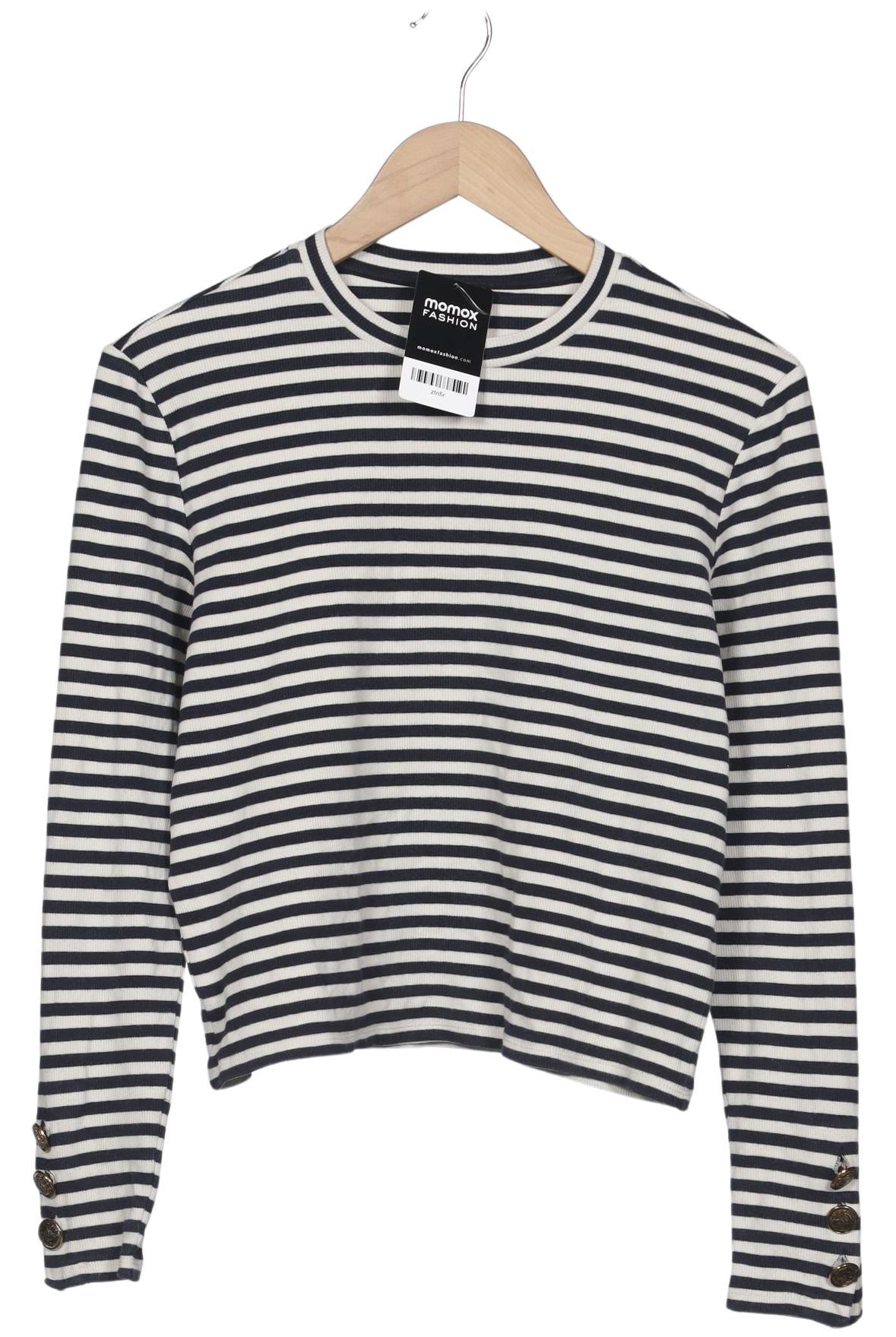 

Massimo Dutti Damen Langarmshirt, marineblau, Gr. 38