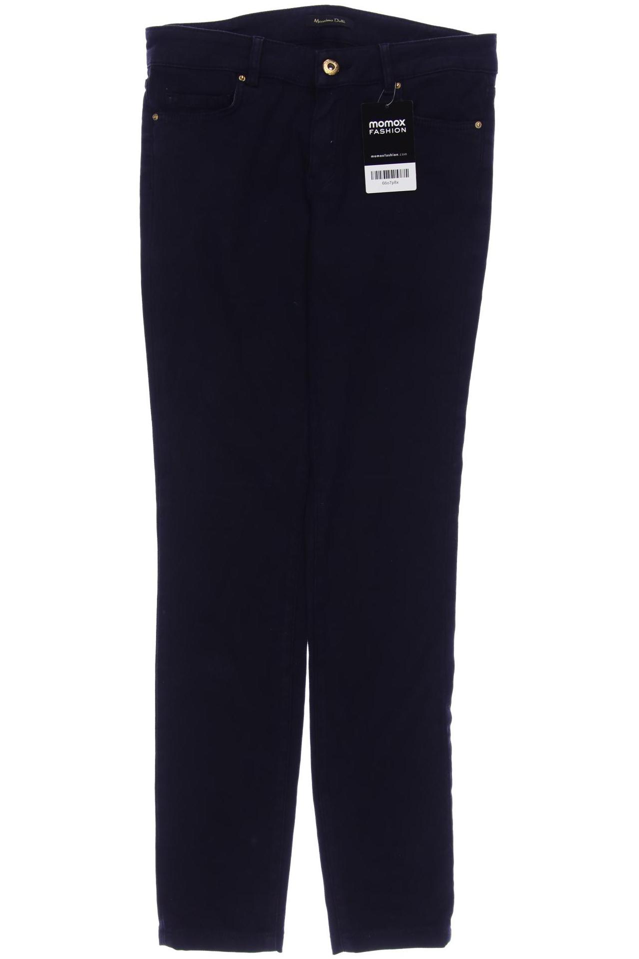 

Massimo Dutti Damen Stoffhose, marineblau, Gr. 36