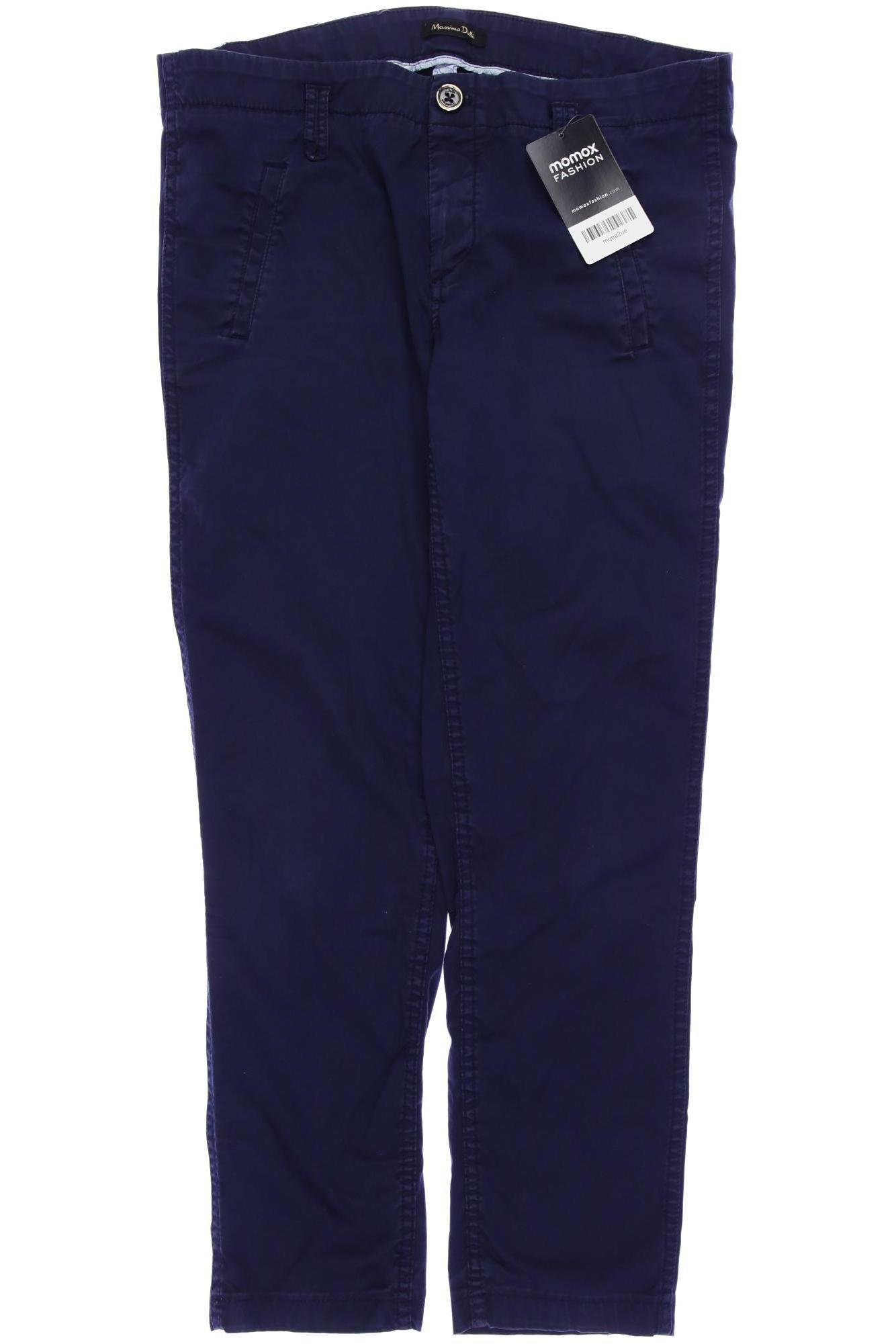 

Massimo Dutti Damen Stoffhose, marineblau, Gr. 36