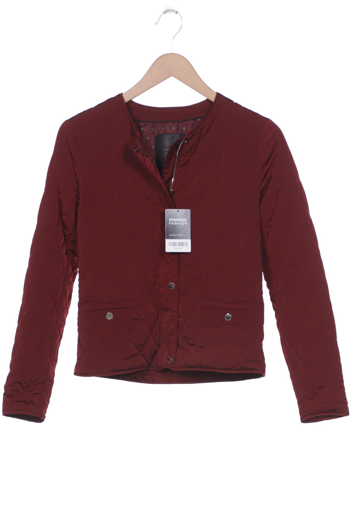 

Massimo Dutti Damen Jacke, bordeaux, Gr. 36