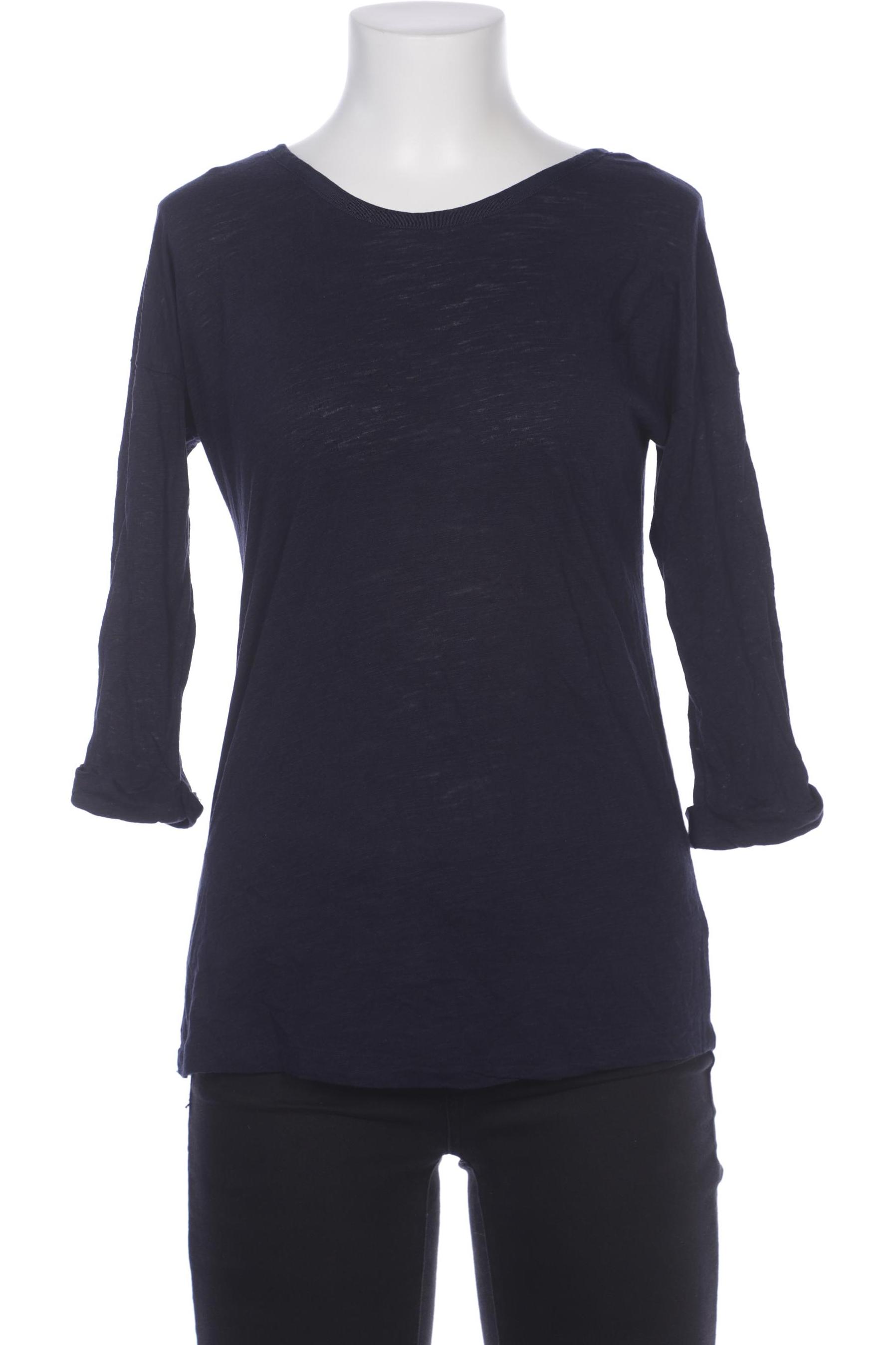 

Massimo Dutti Damen Langarmshirt, marineblau, Gr. 36