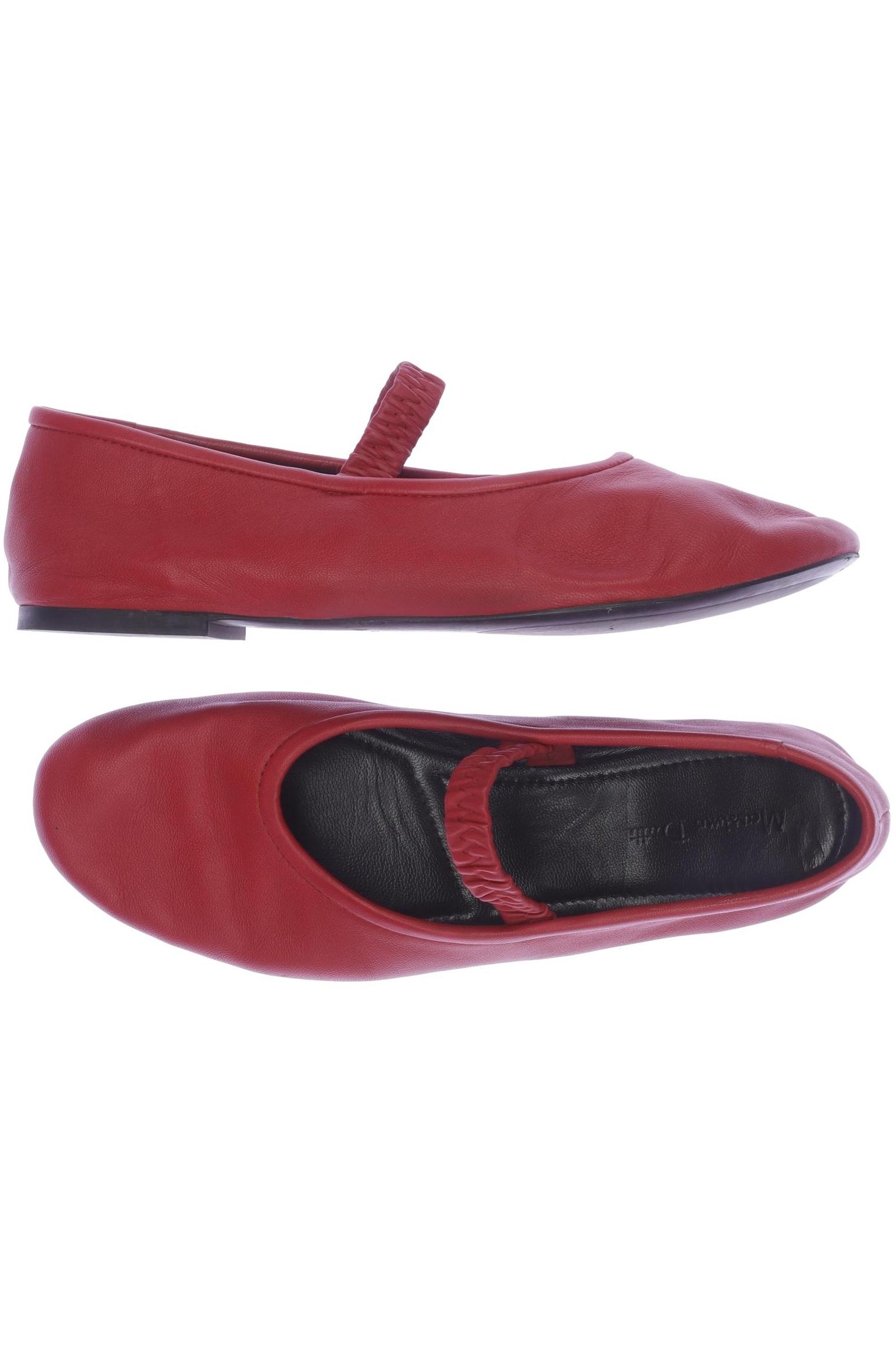 

Massimo Dutti Damen Ballerinas, rot, Gr. 39