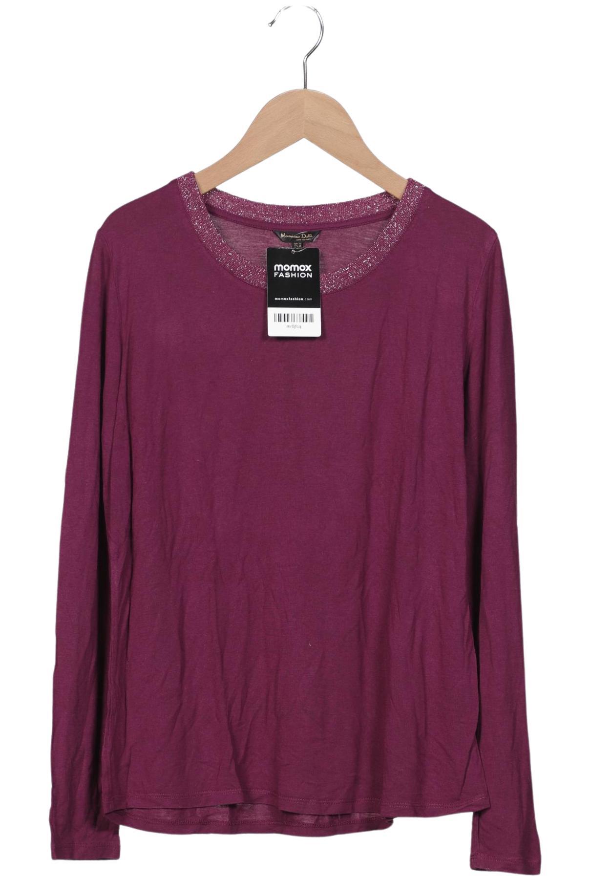 

Massimo Dutti Damen Langarmshirt, flieder, Gr. 38