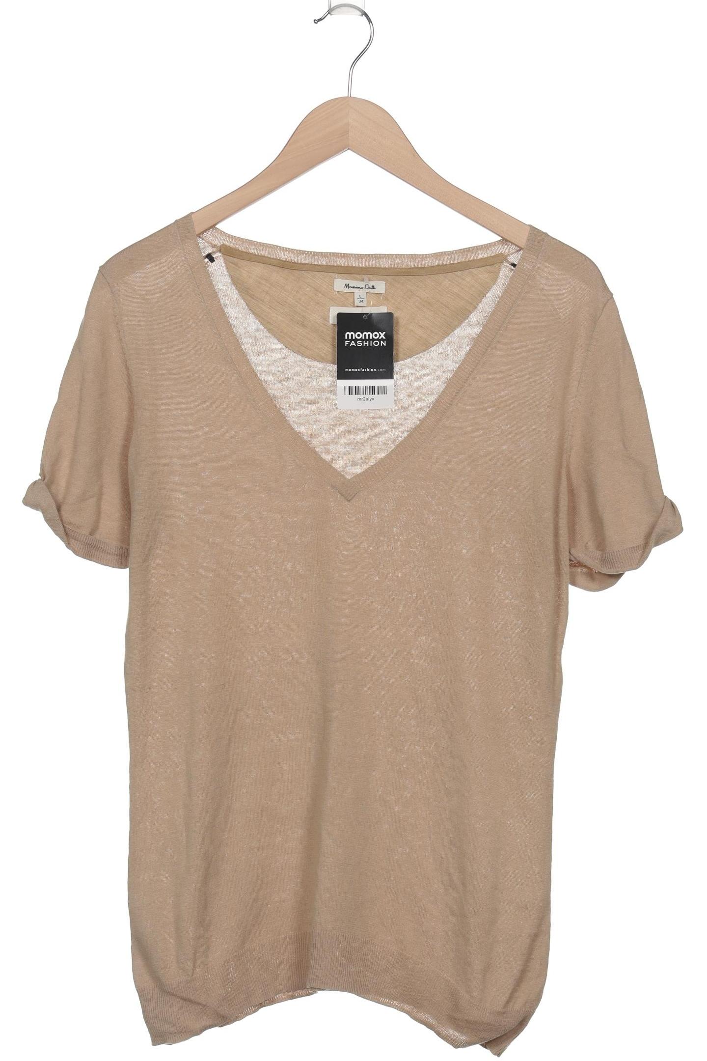 

Massimo Dutti Damen Pullover, beige, Gr. 42