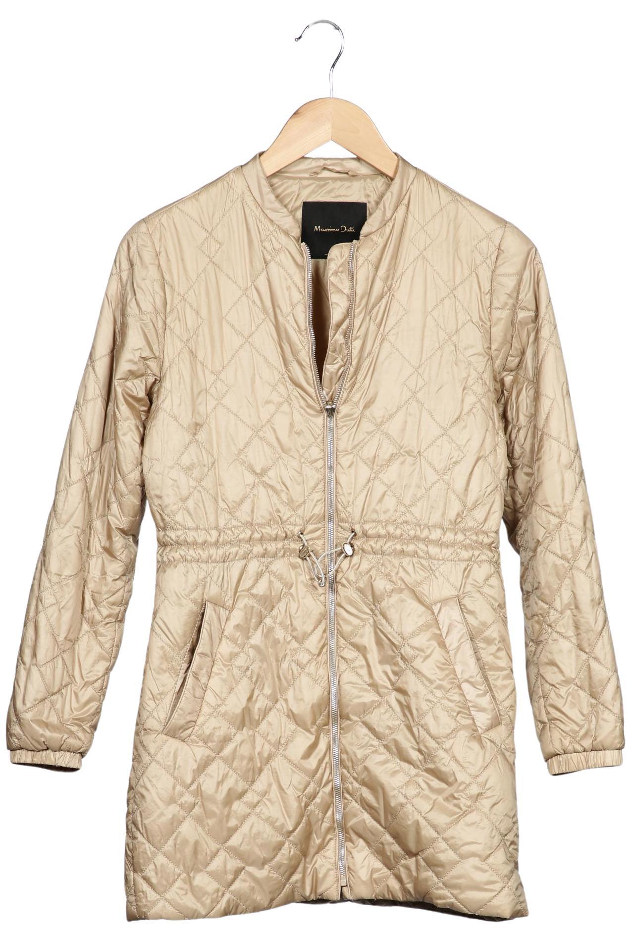 

Massimo Dutti Damen Mantel, beige, Gr. 34