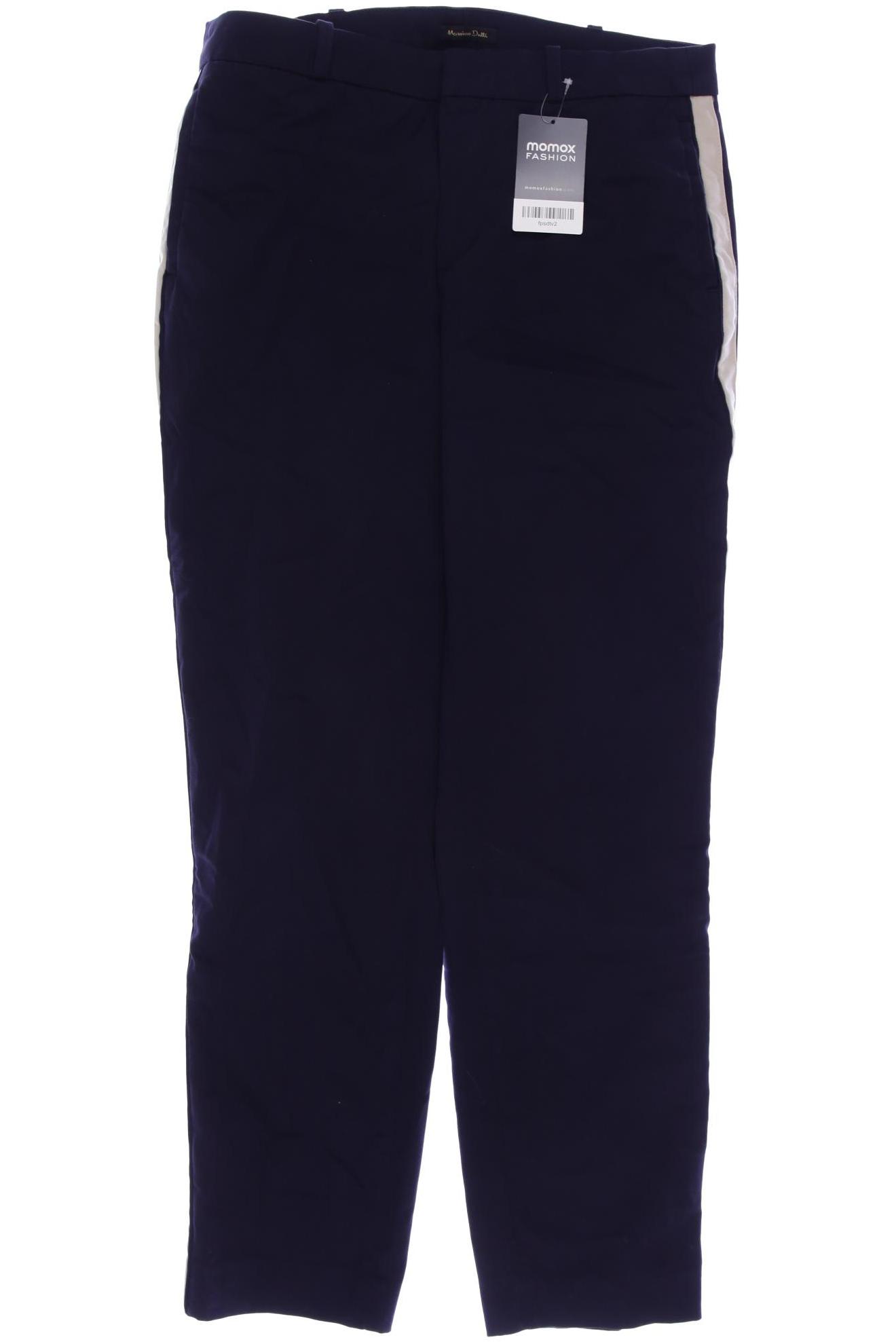 

Massimo Dutti Damen Stoffhose, marineblau, Gr. 40