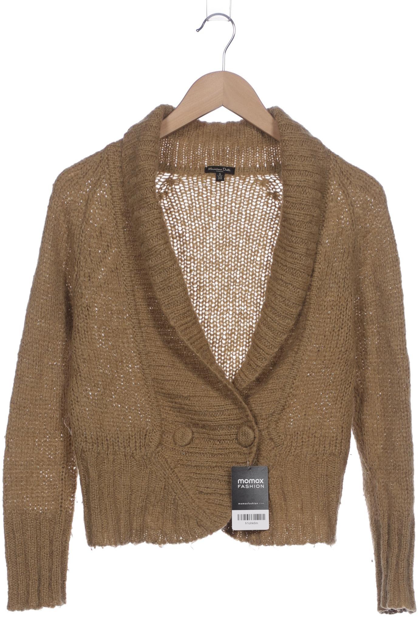 

Massimo Dutti Damen Strickjacke, gelb, Gr. 36