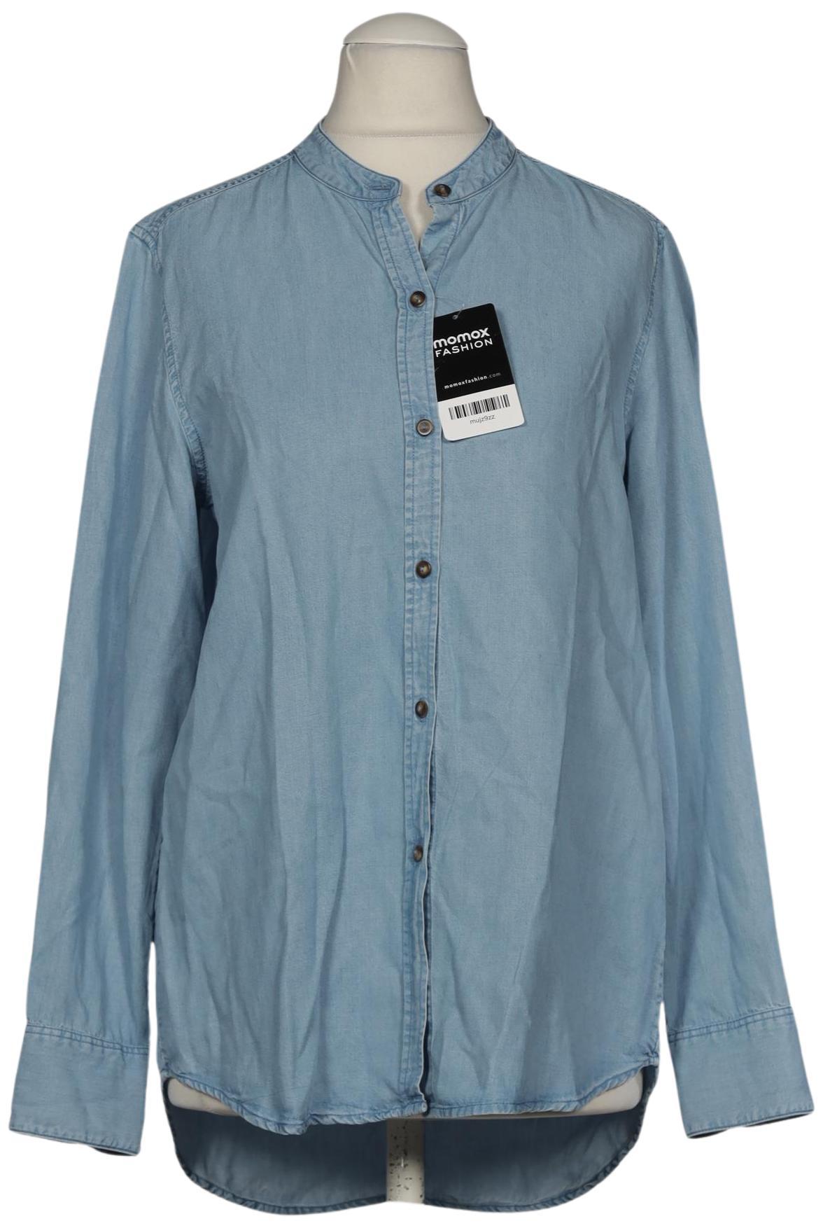 

Massimo Dutti Damen Bluse, blau, Gr. 34