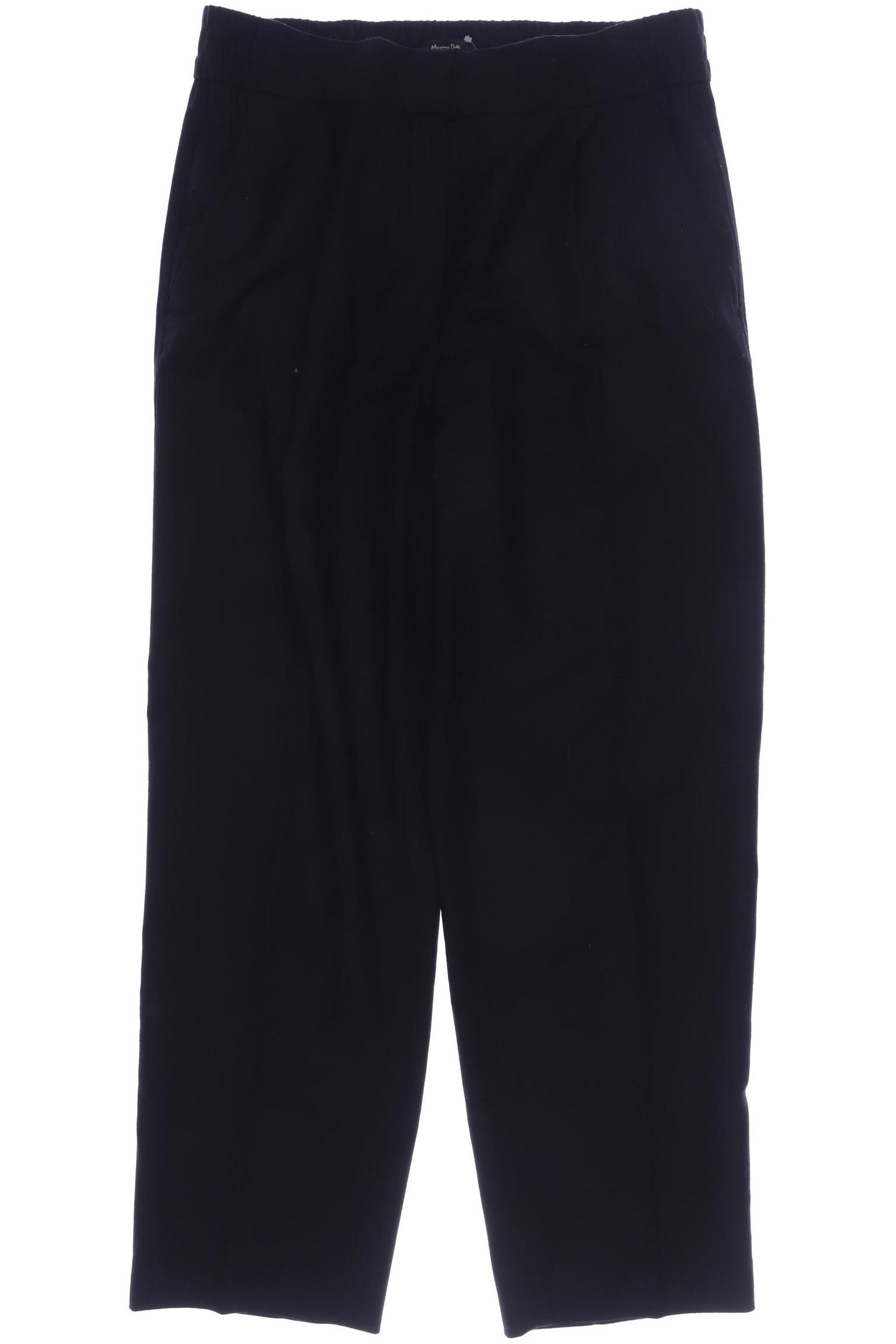 

Massimo Dutti Damen Stoffhose, schwarz, Gr. 38
