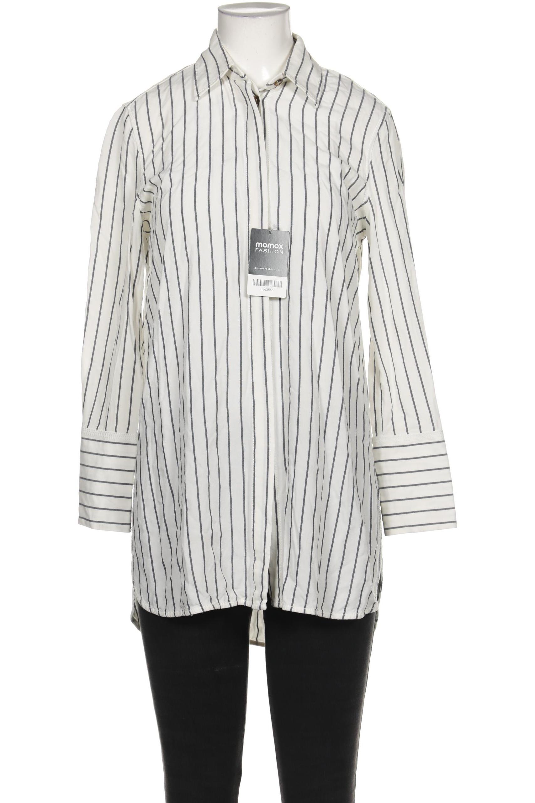 

Massimo Dutti Damen Bluse, weiß, Gr. 36