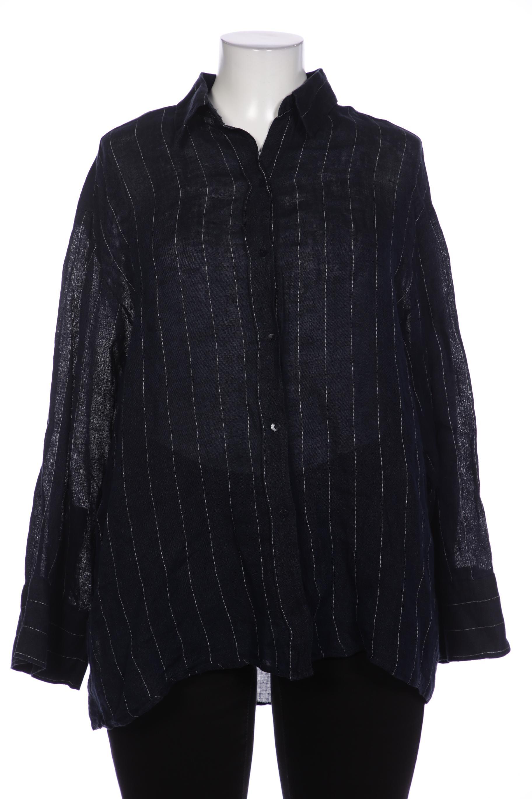 

Massimo Dutti Damen Bluse, marineblau, Gr. 42