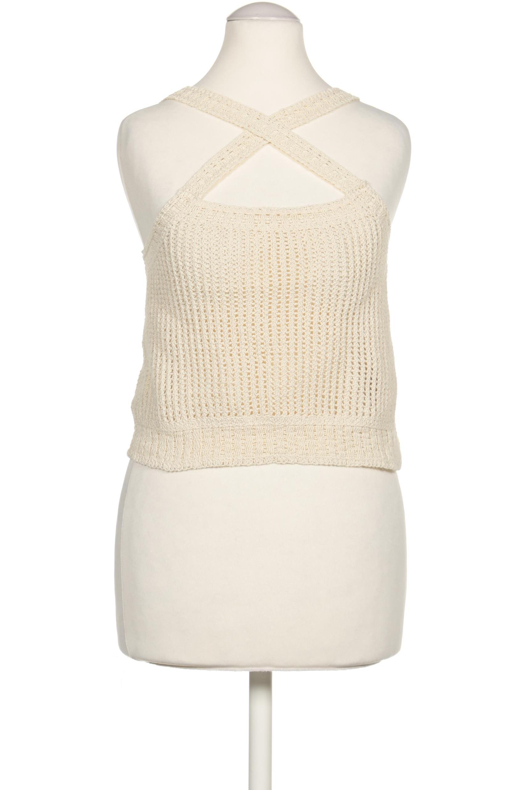 

Massimo Dutti Damen Top, cremeweiß, Gr. 34
