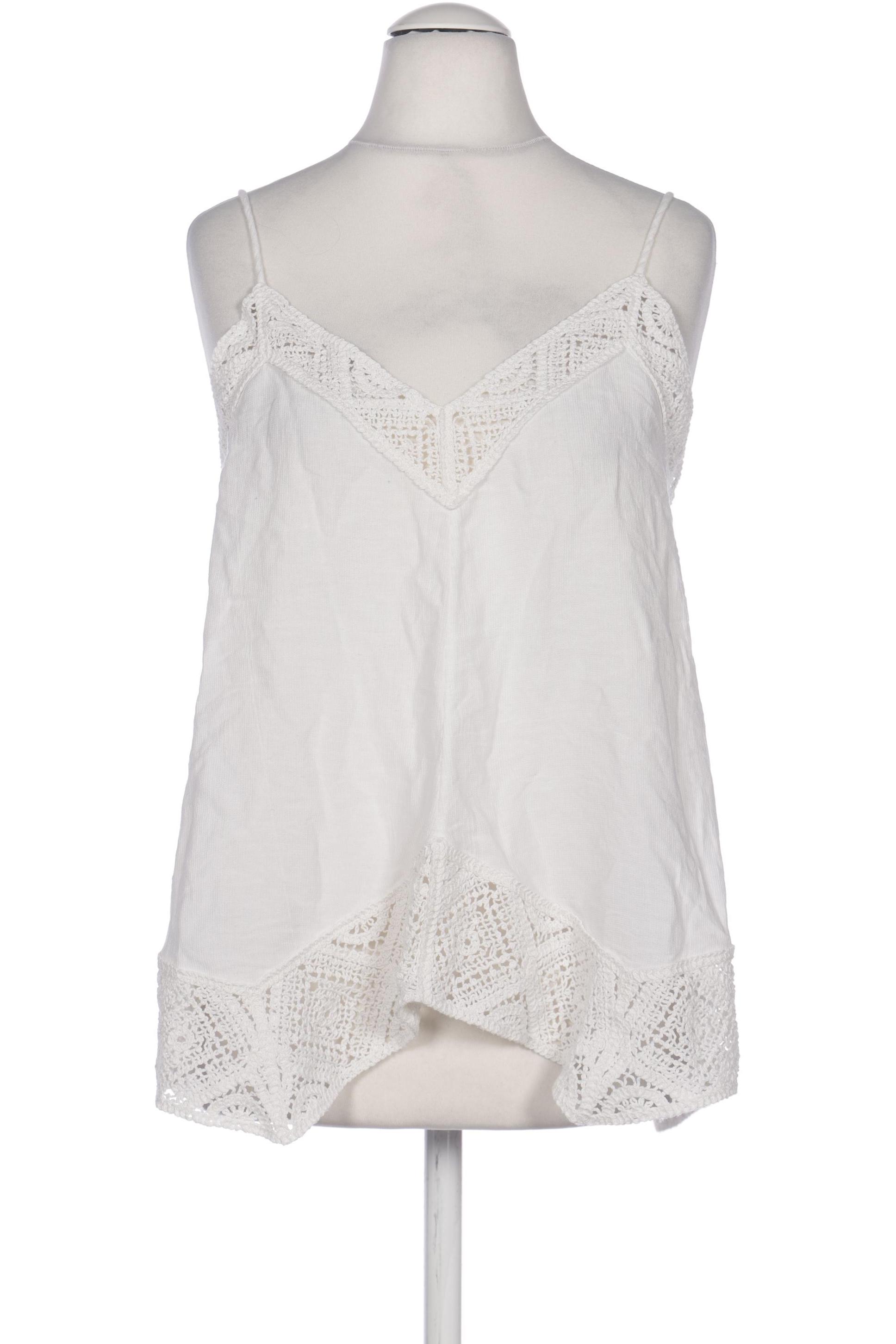 

Massimo Dutti Damen Bluse, weiß, Gr. 38