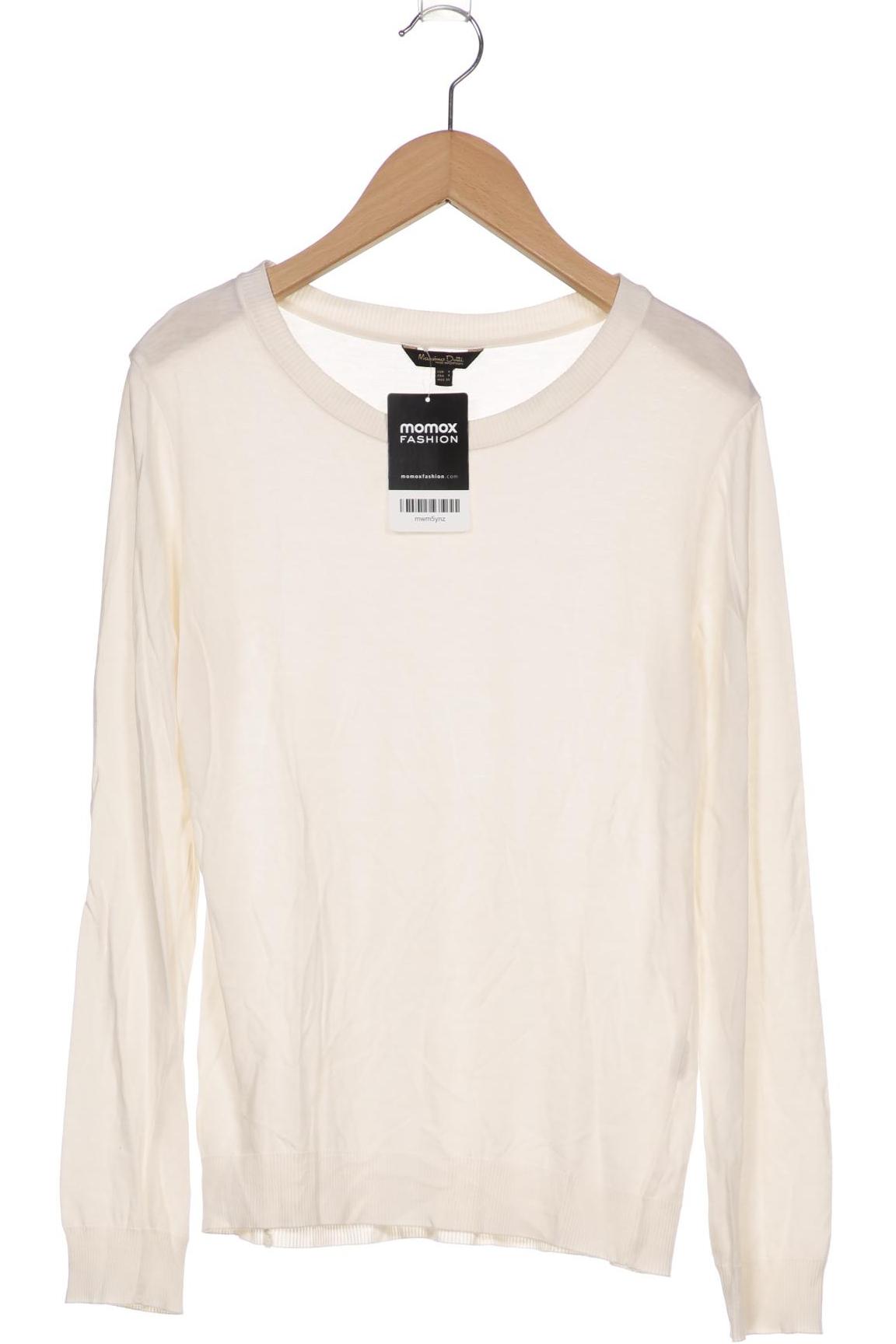 

Massimo Dutti Damen Langarmshirt, cremeweiß