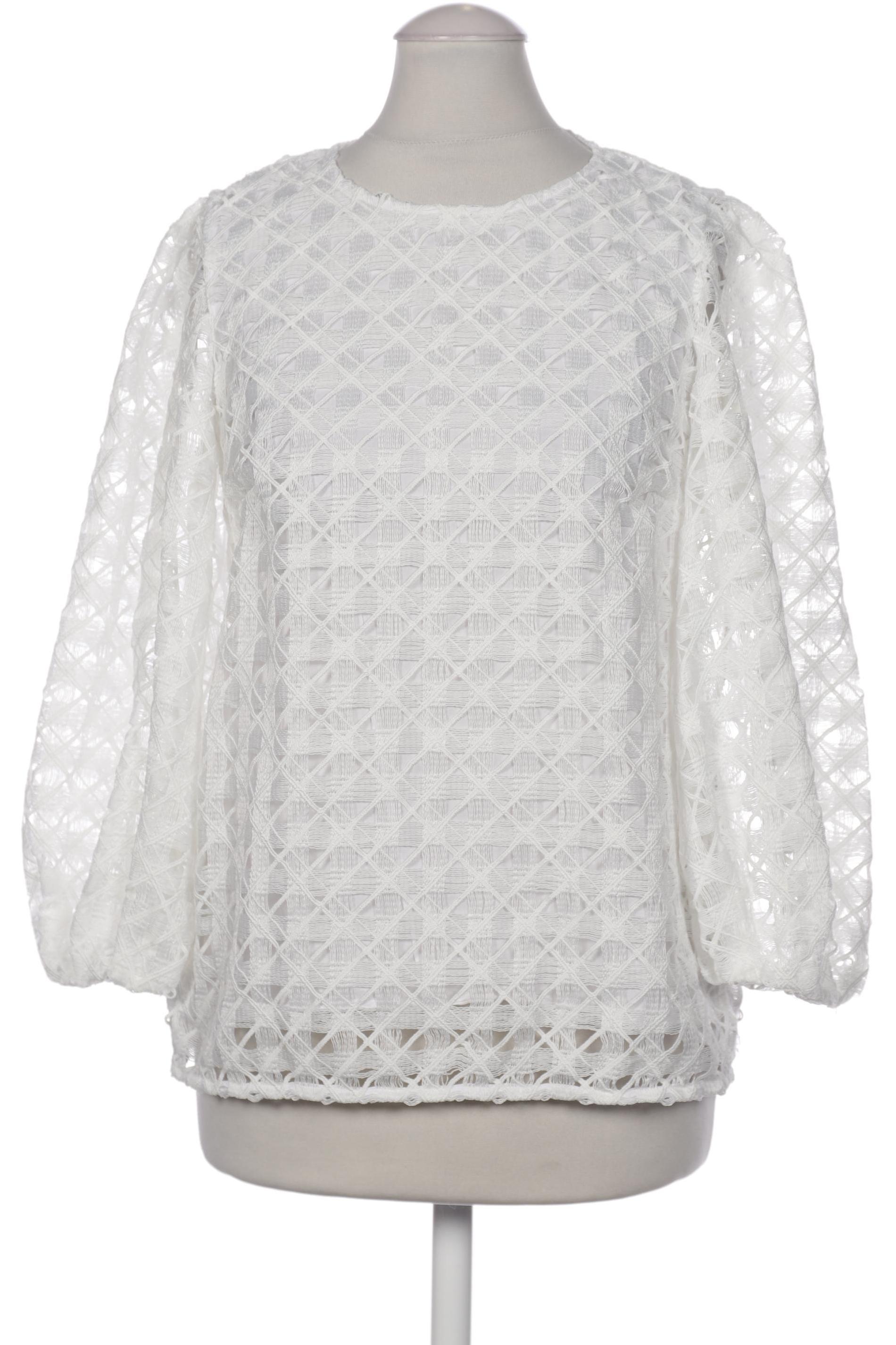 

Massimo Dutti Damen Bluse, weiß, Gr. 34