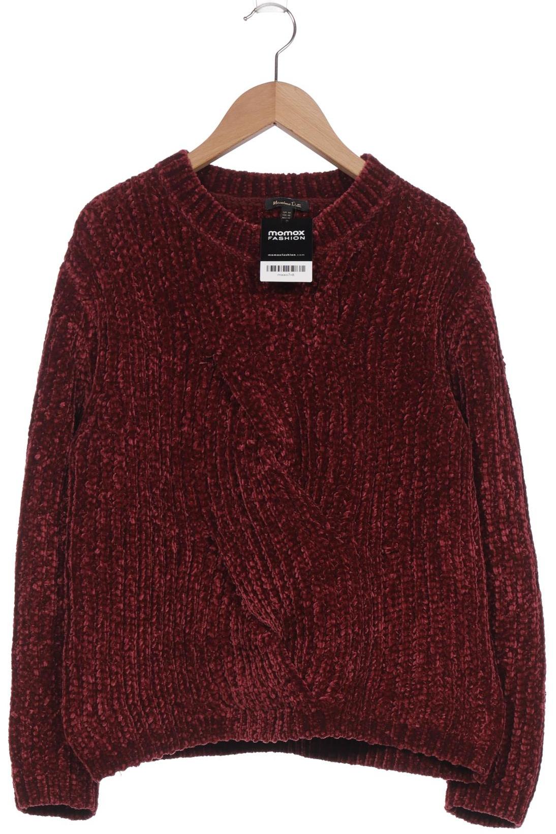 

Massimo Dutti Damen Pullover, bordeaux