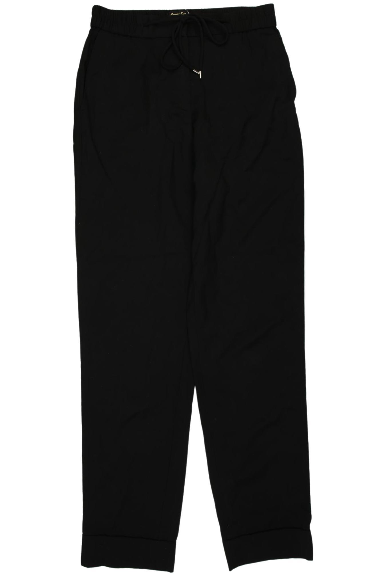 

Massimo Dutti Damen Stoffhose, schwarz, Gr. 34