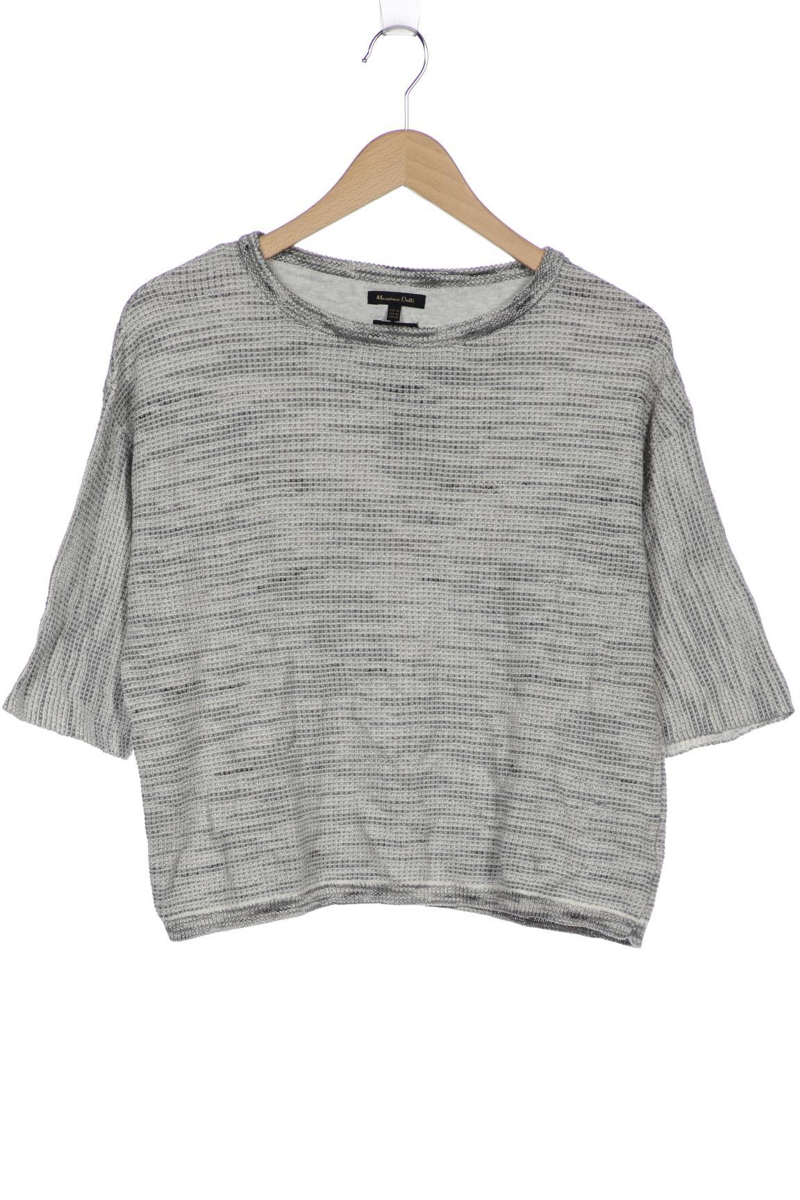 

Massimo Dutti Damen Pullover, grau, Gr. 34