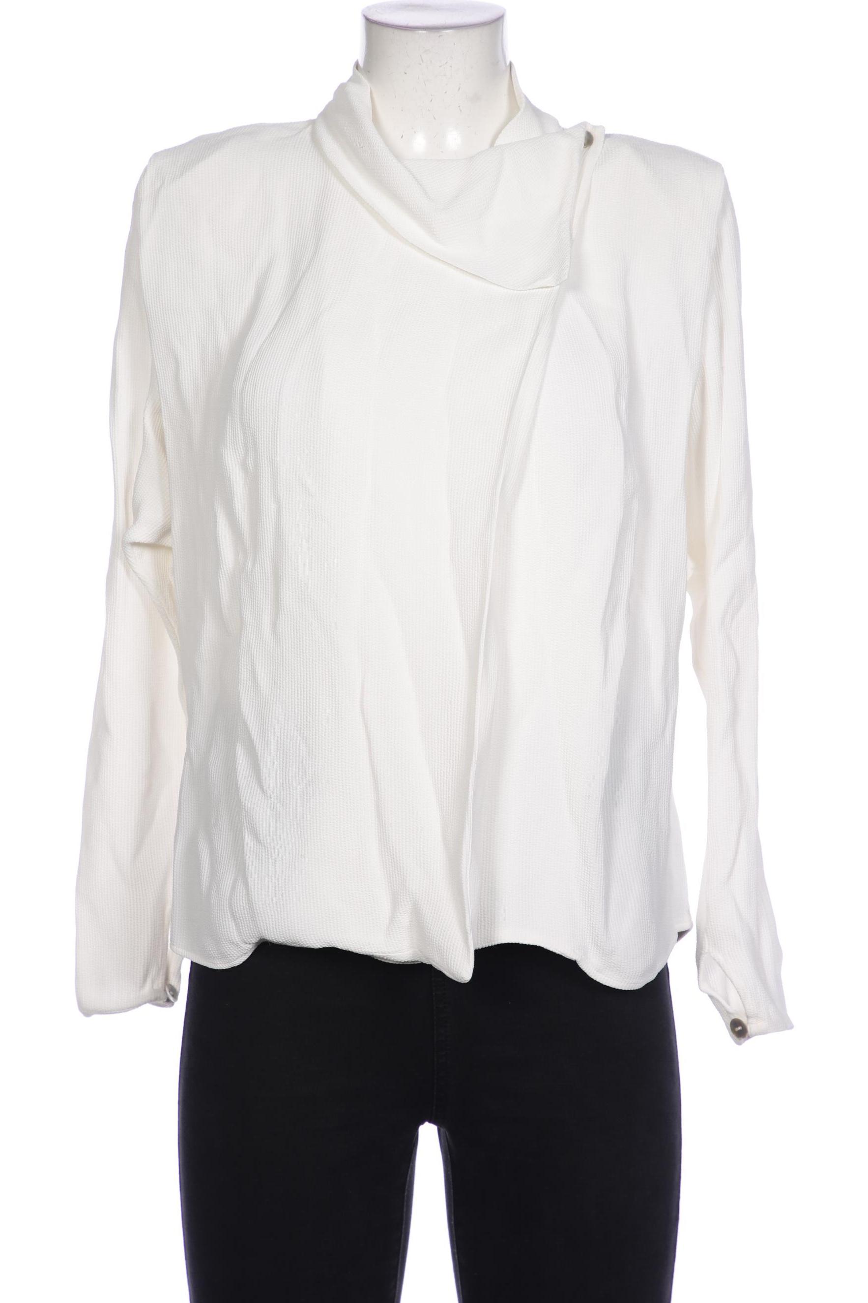 

Massimo Dutti Damen Bluse, weiß, Gr. 40