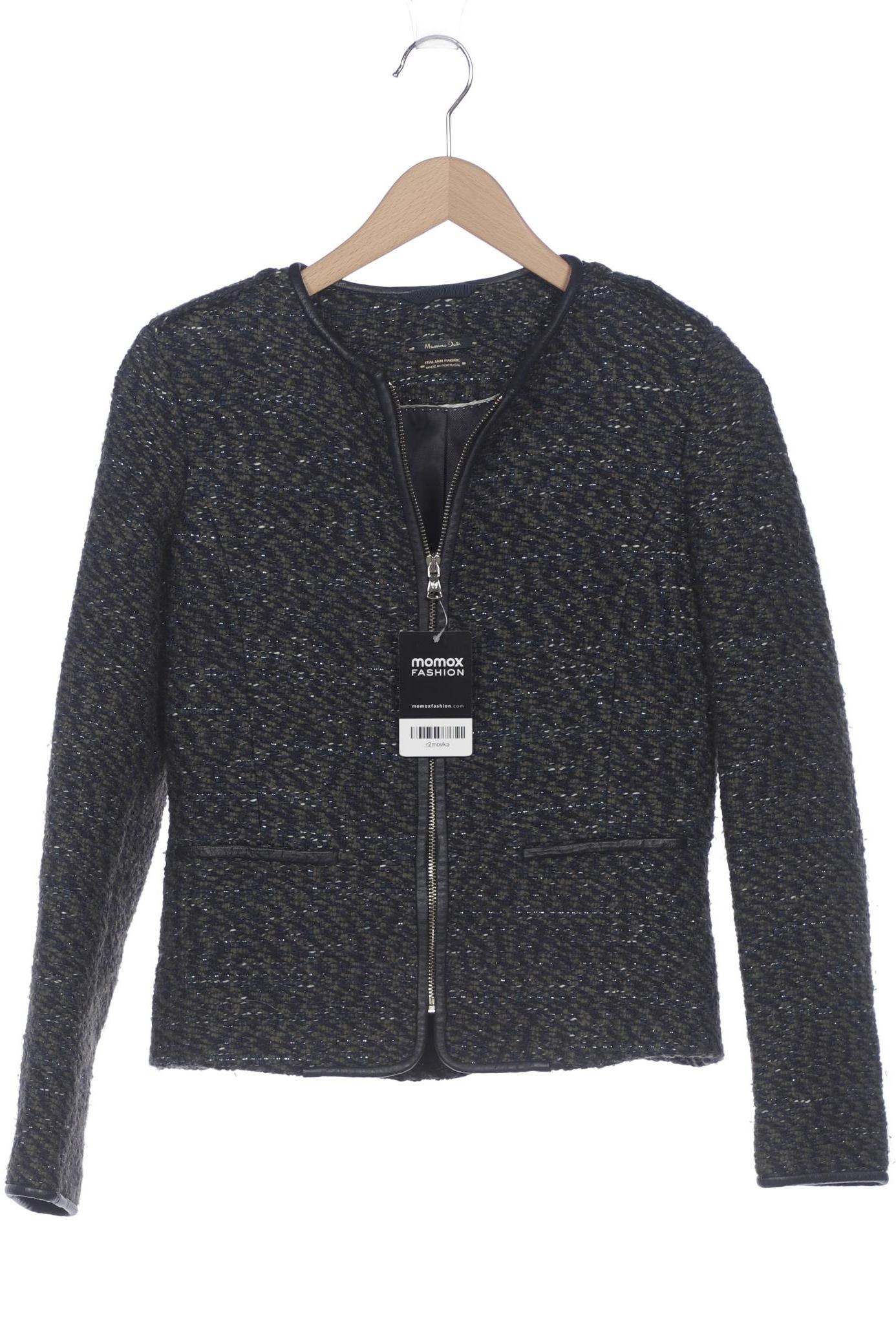 

Massimo Dutti Damen Jacke, grün, Gr. 38