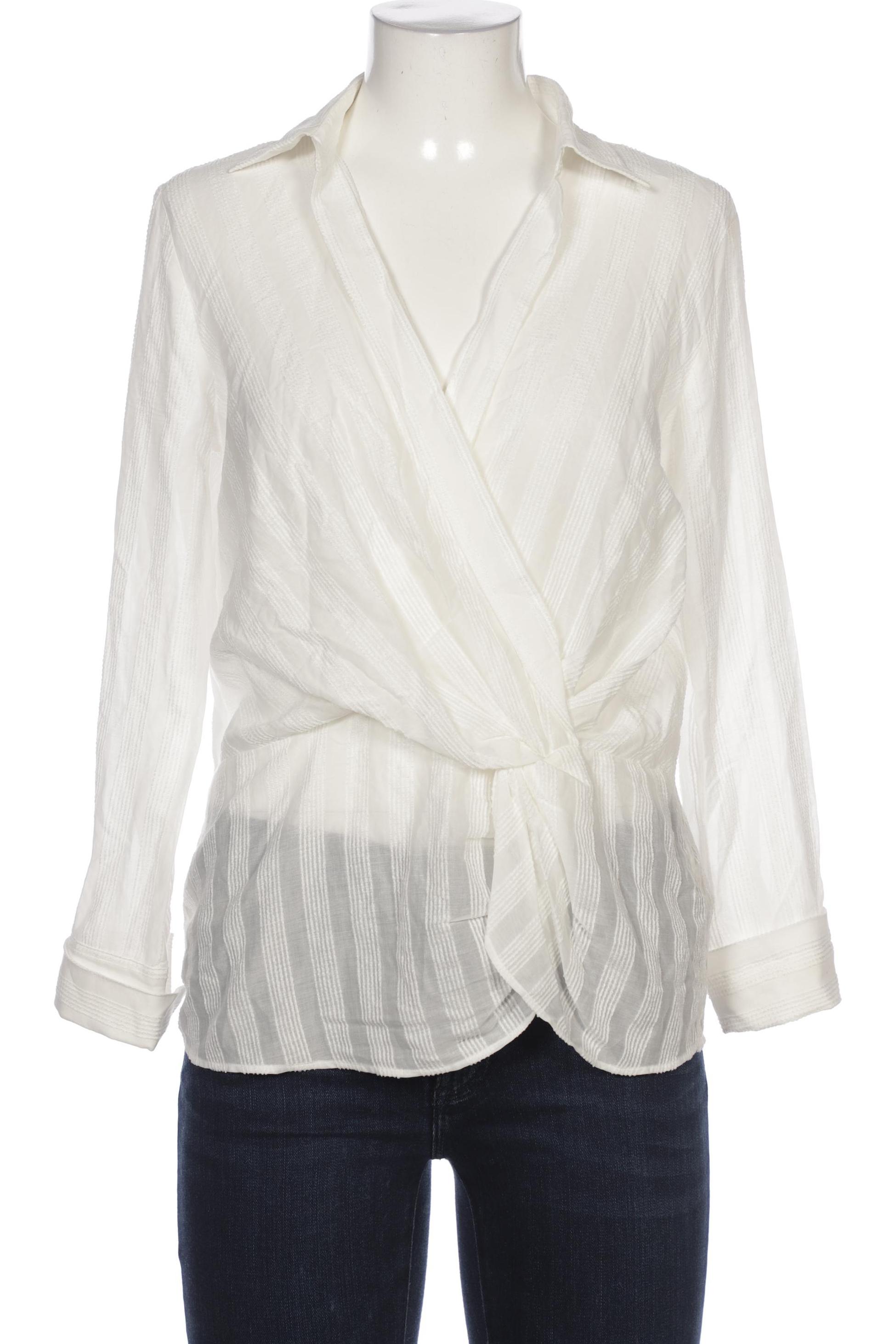 

Massimo Dutti Damen Bluse, weiß, Gr. 40