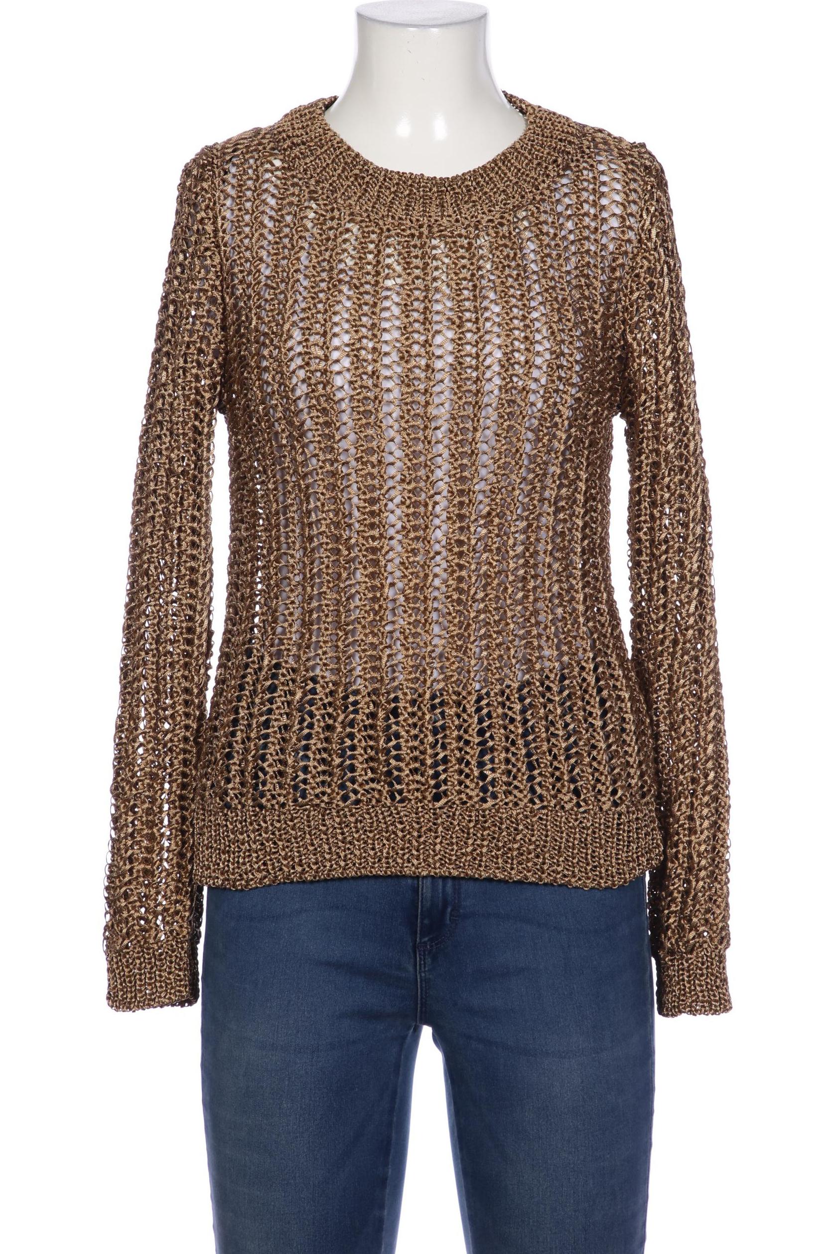 

Massimo Dutti Damen Pullover, gold, Gr. 36