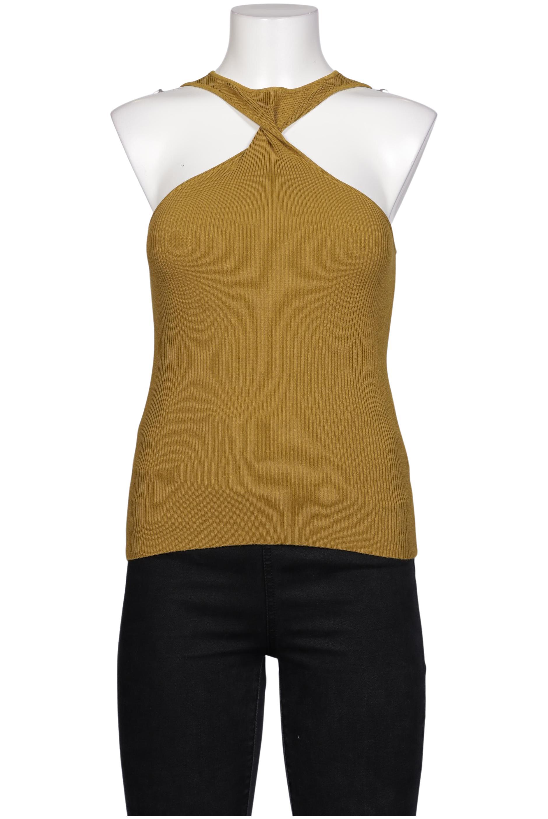 

Massimo Dutti Damen Top, gold, Gr. 36