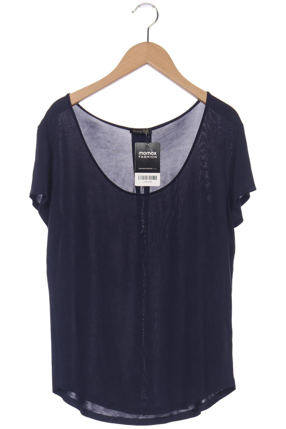 

Massimo Dutti Damen T-Shirt, marineblau, Gr. 36