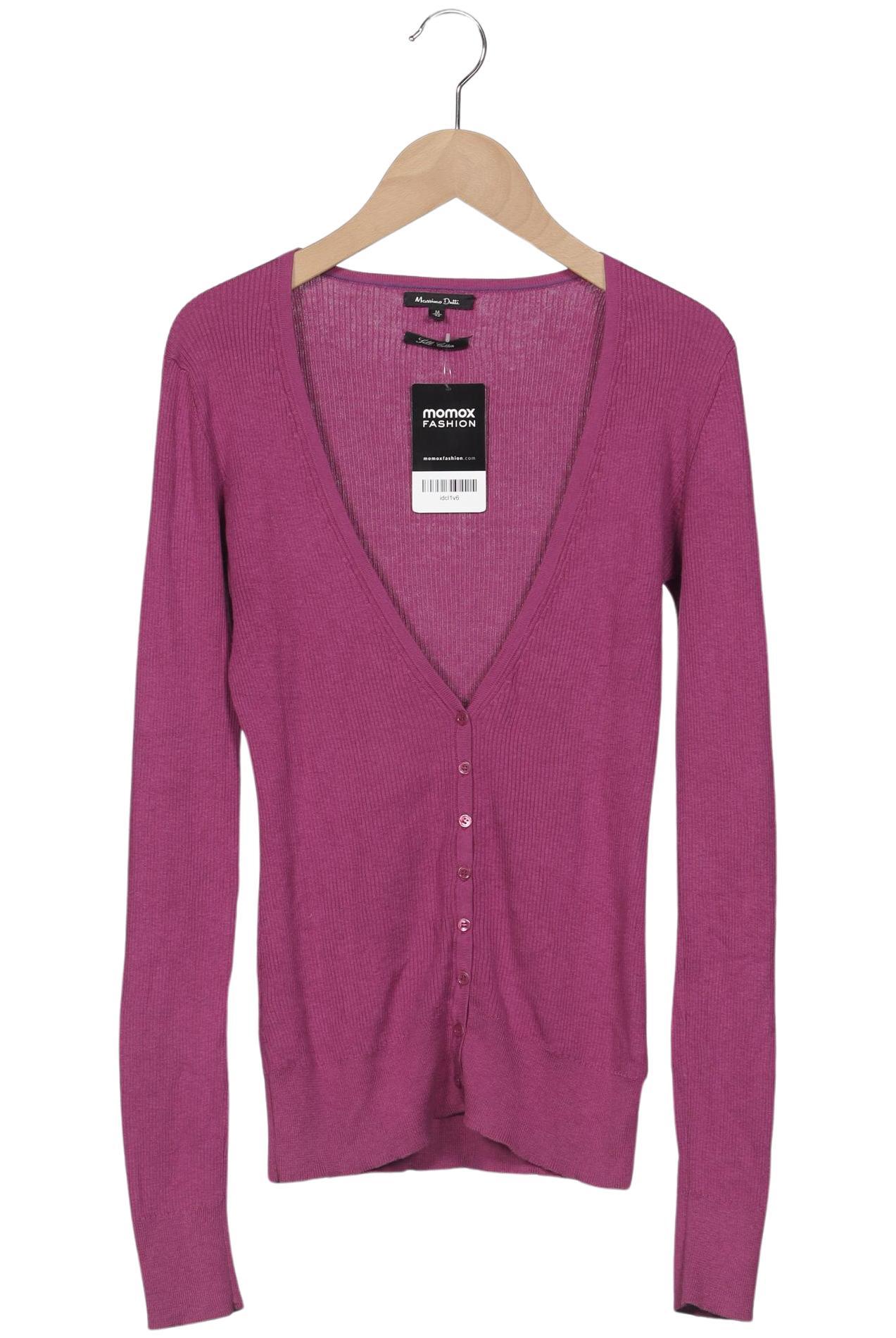 

Massimo Dutti Damen Strickjacke, flieder, Gr. 38