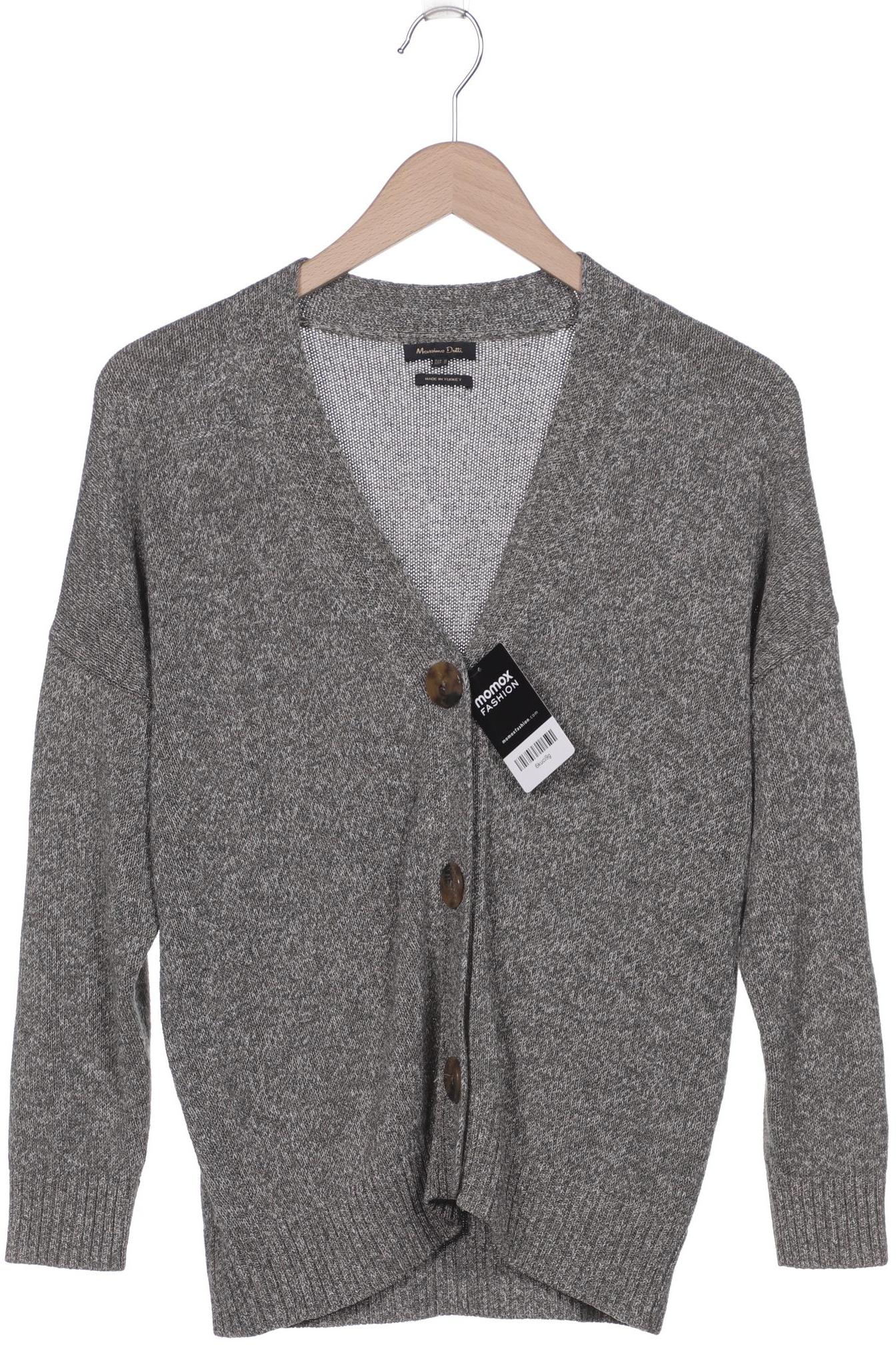 

Massimo Dutti Damen Strickjacke, grün, Gr. 38