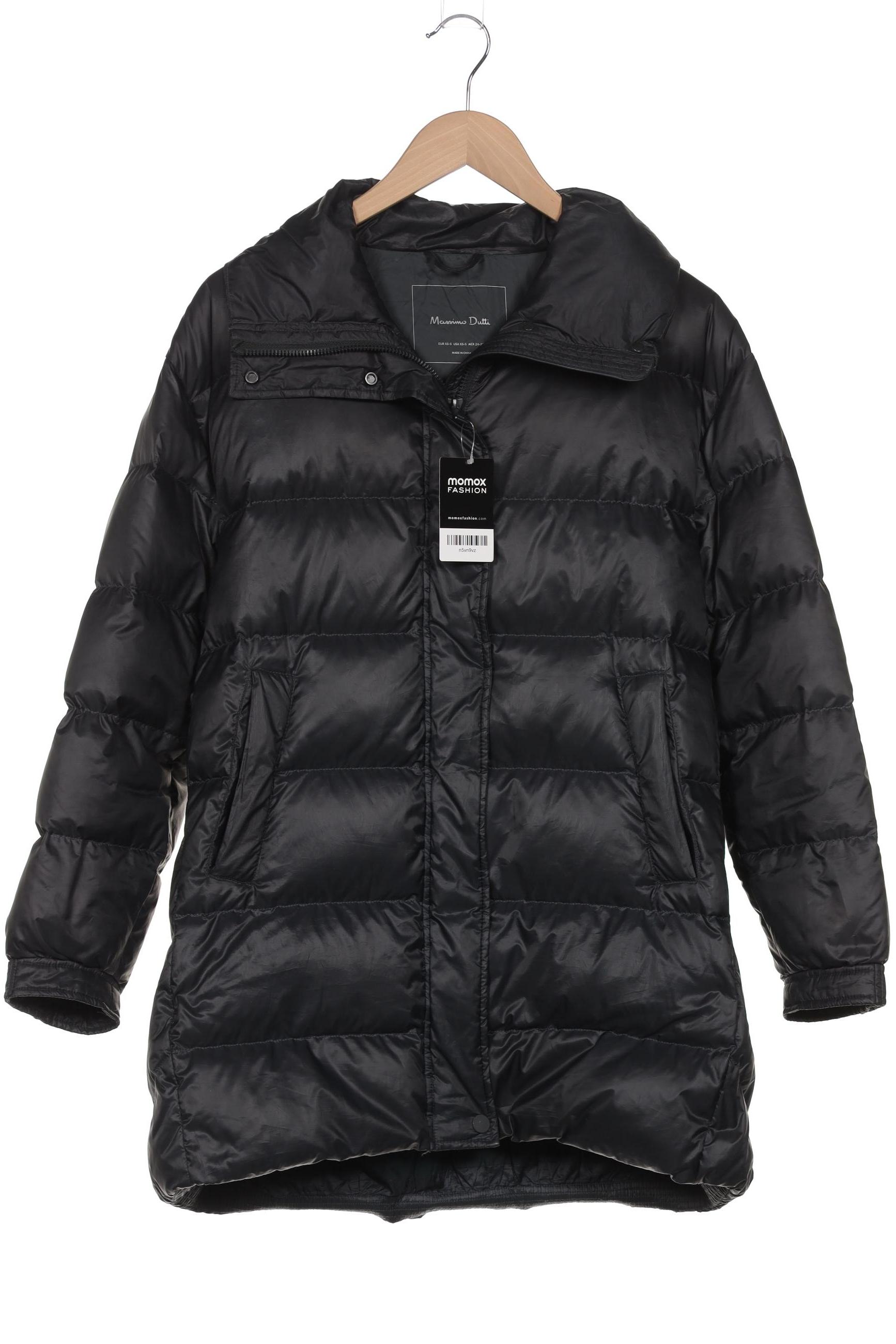 

Massimo Dutti Damen Mantel, marineblau, Gr. 34