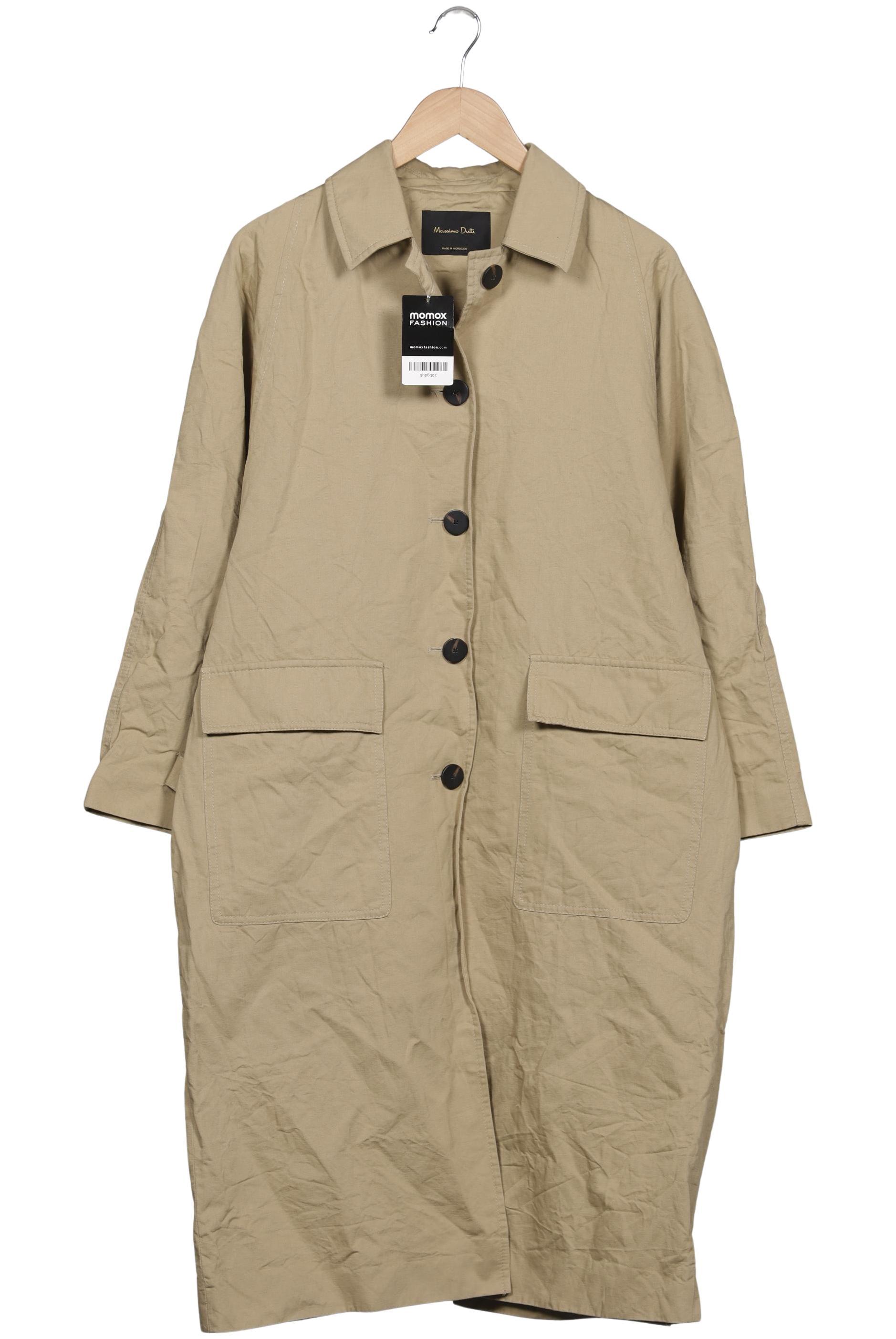 

Massimo Dutti Damen Mantel, beige, Gr. 38