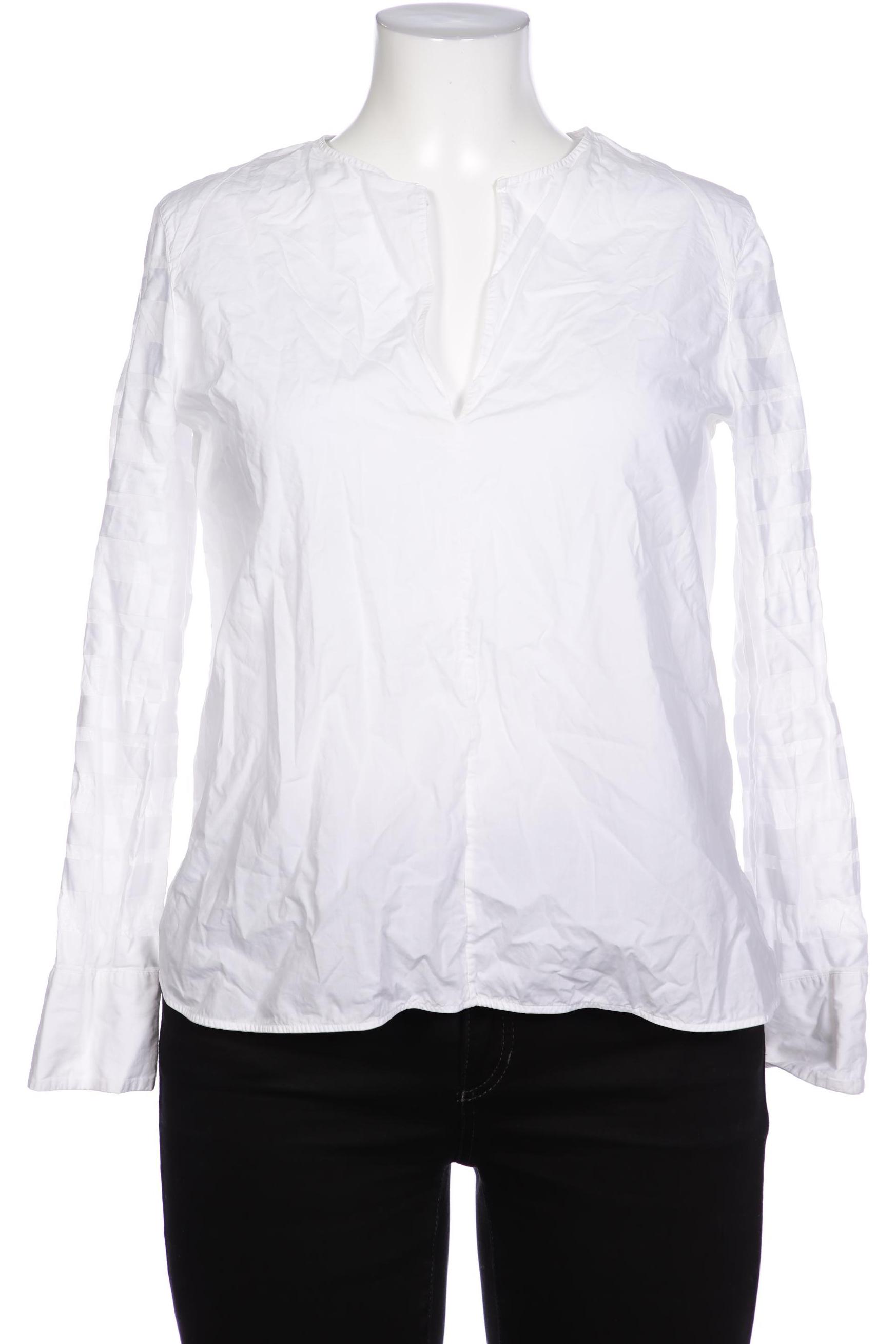 

Massimo Dutti Damen Bluse, weiß, Gr. 44