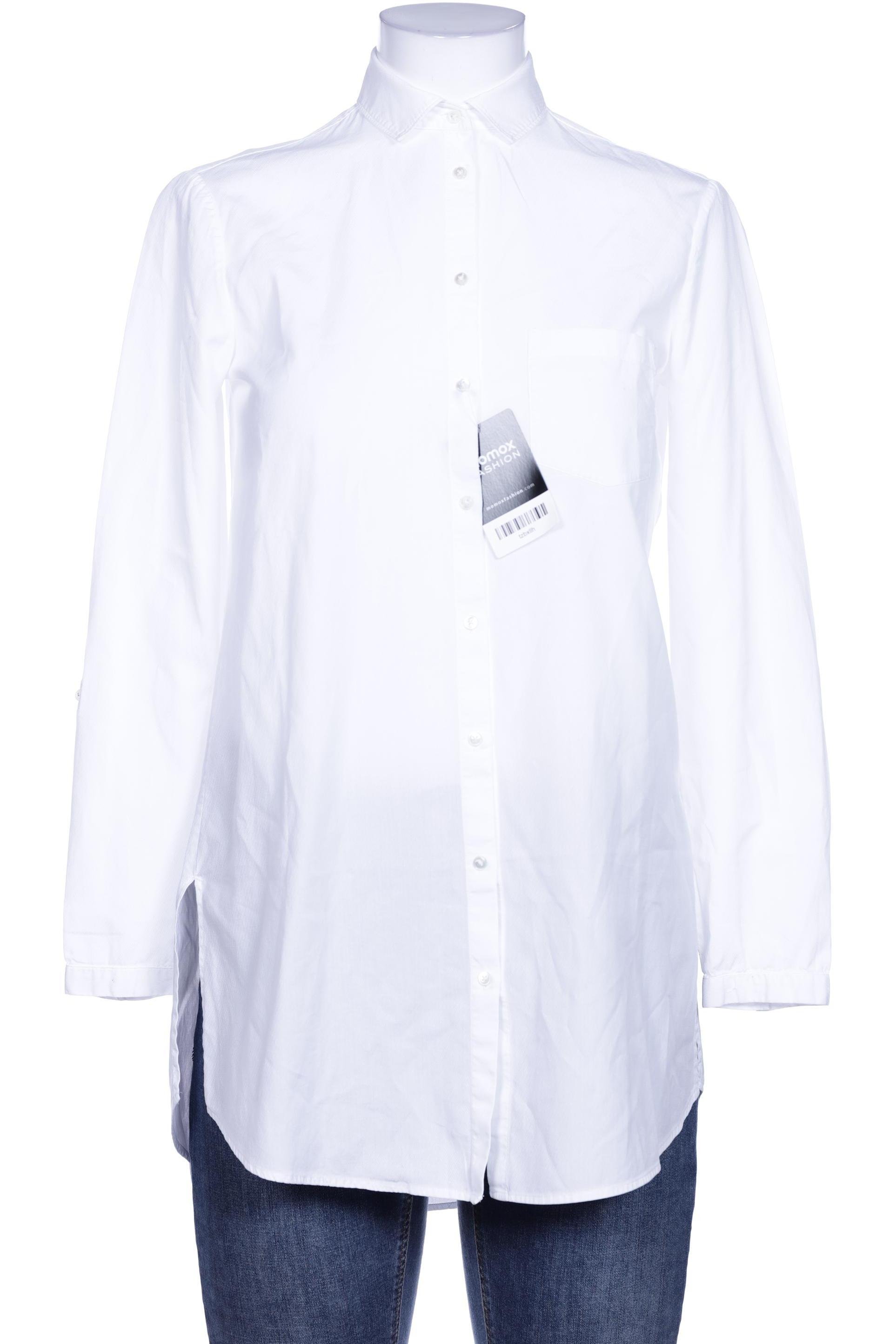 

Massimo Dutti Damen Bluse, weiß, Gr. 36