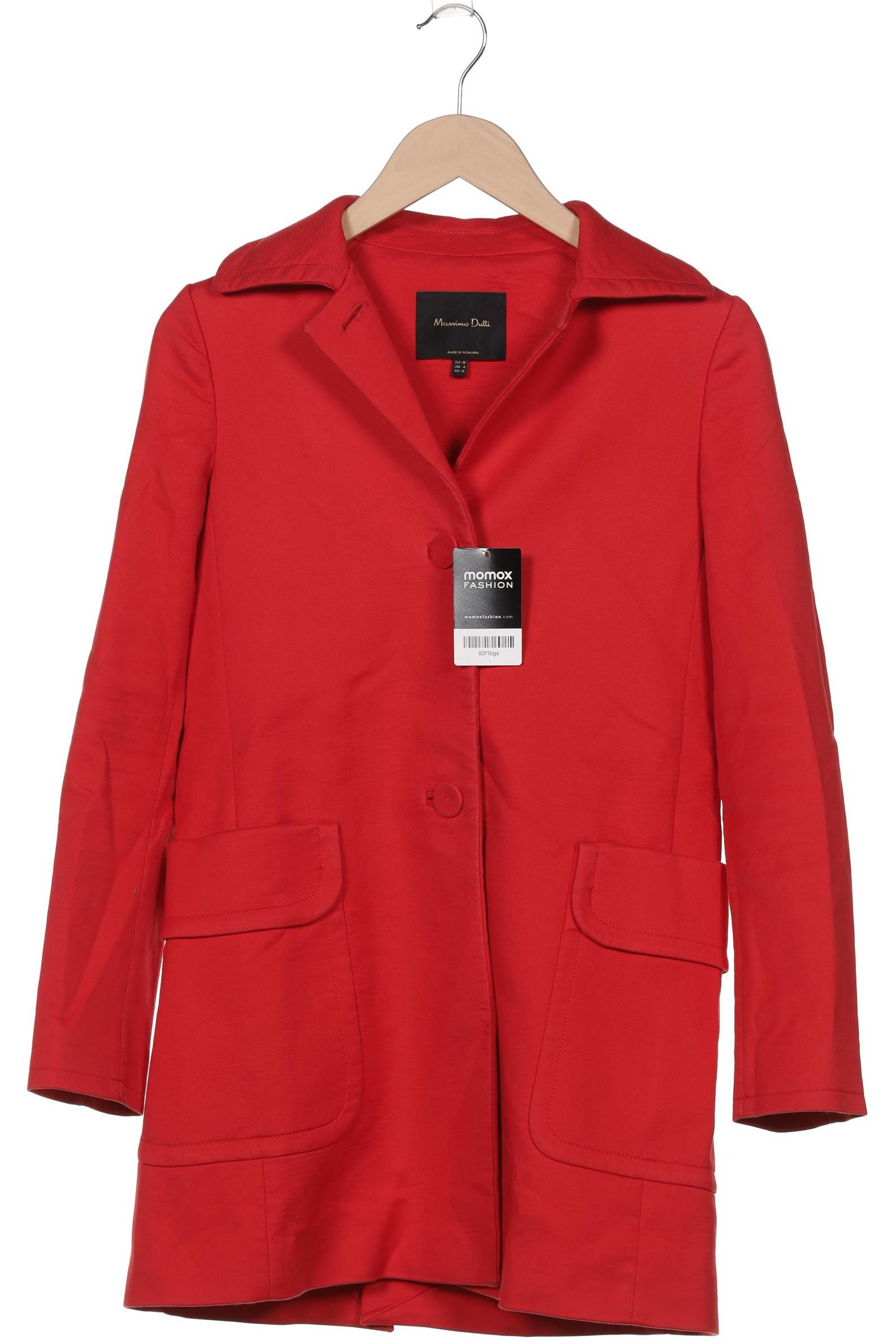 

Massimo Dutti Damen Mantel, rot, Gr. 36