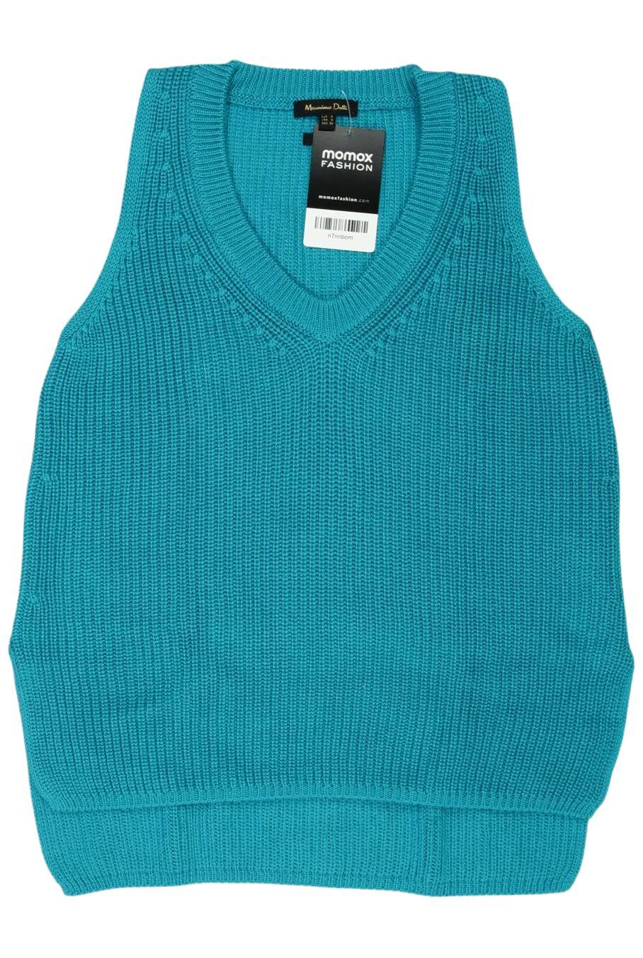 

Massimo Dutti Damen Top, türkis, Gr. 36