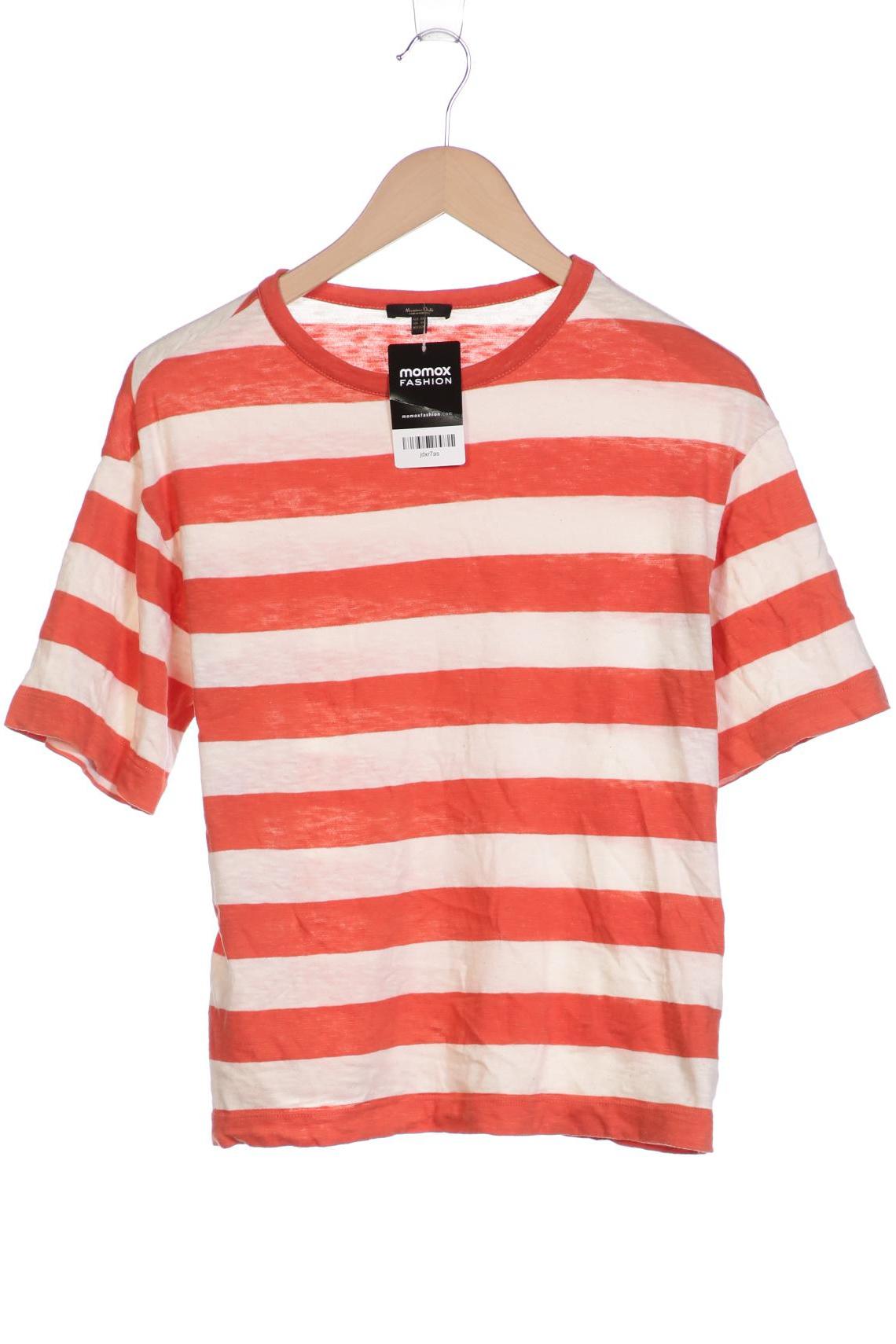 

Massimo Dutti Damen T-Shirt, orange, Gr. 34
